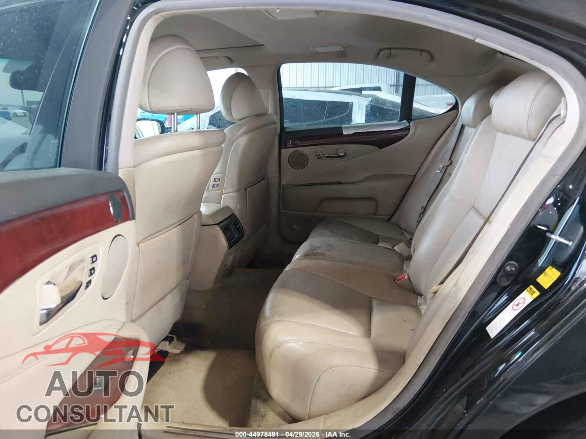 LEXUS LS 460 2009 - JTHBL46F695091213