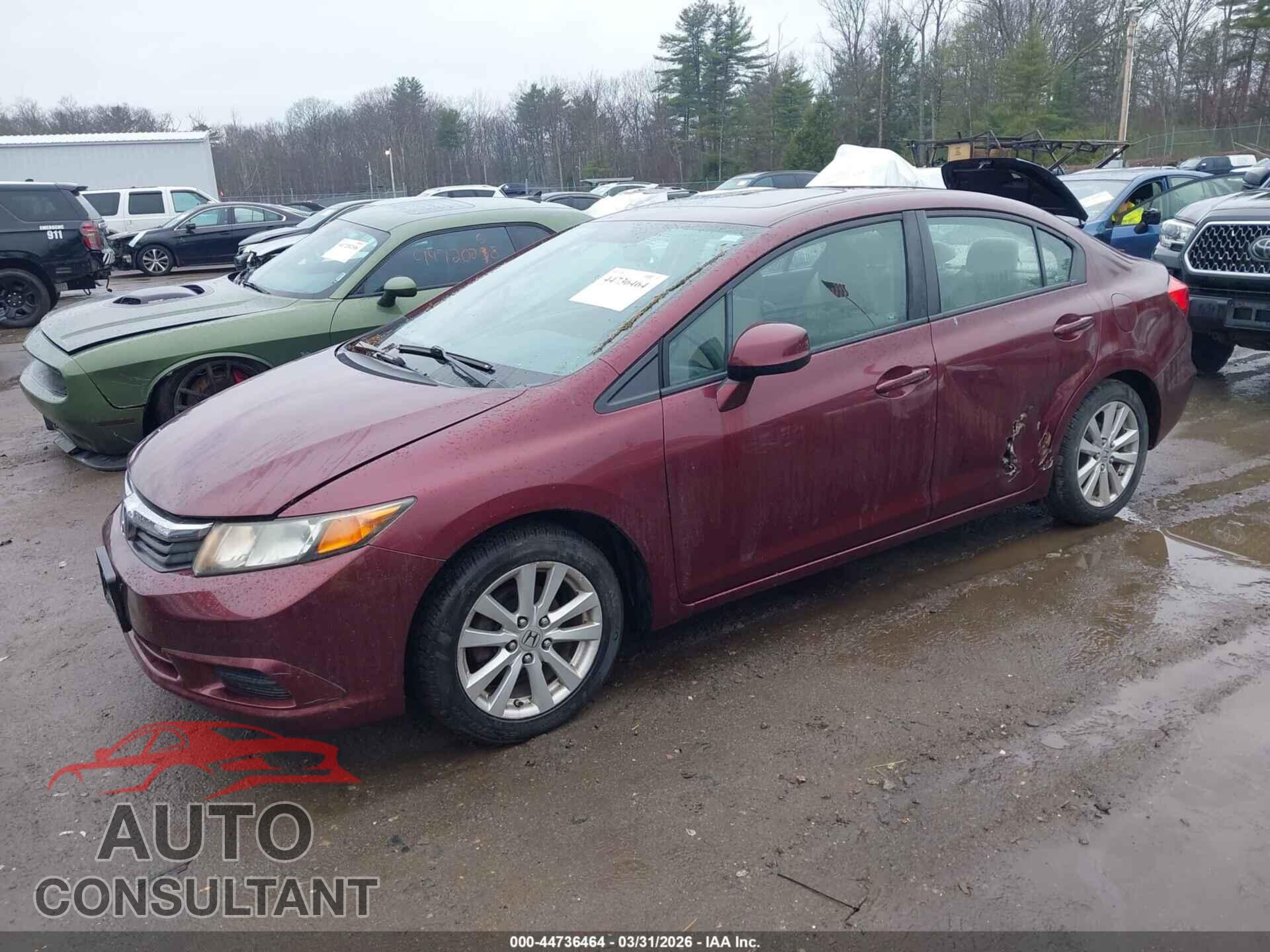 HONDA CIVIC 2012 - 2HGFB2F8XCH537313
