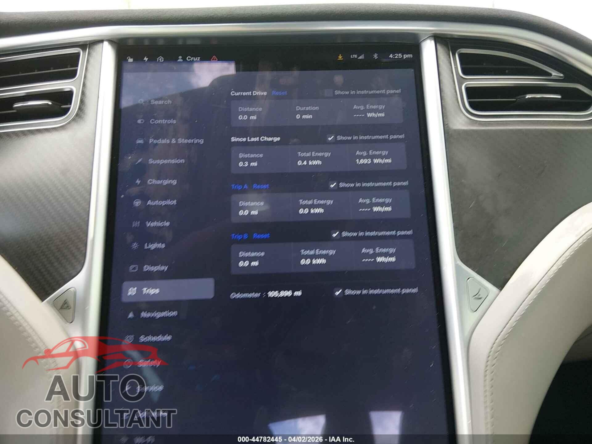 TESLA MODEL S 2016 - 5YJSA1E46GF130044