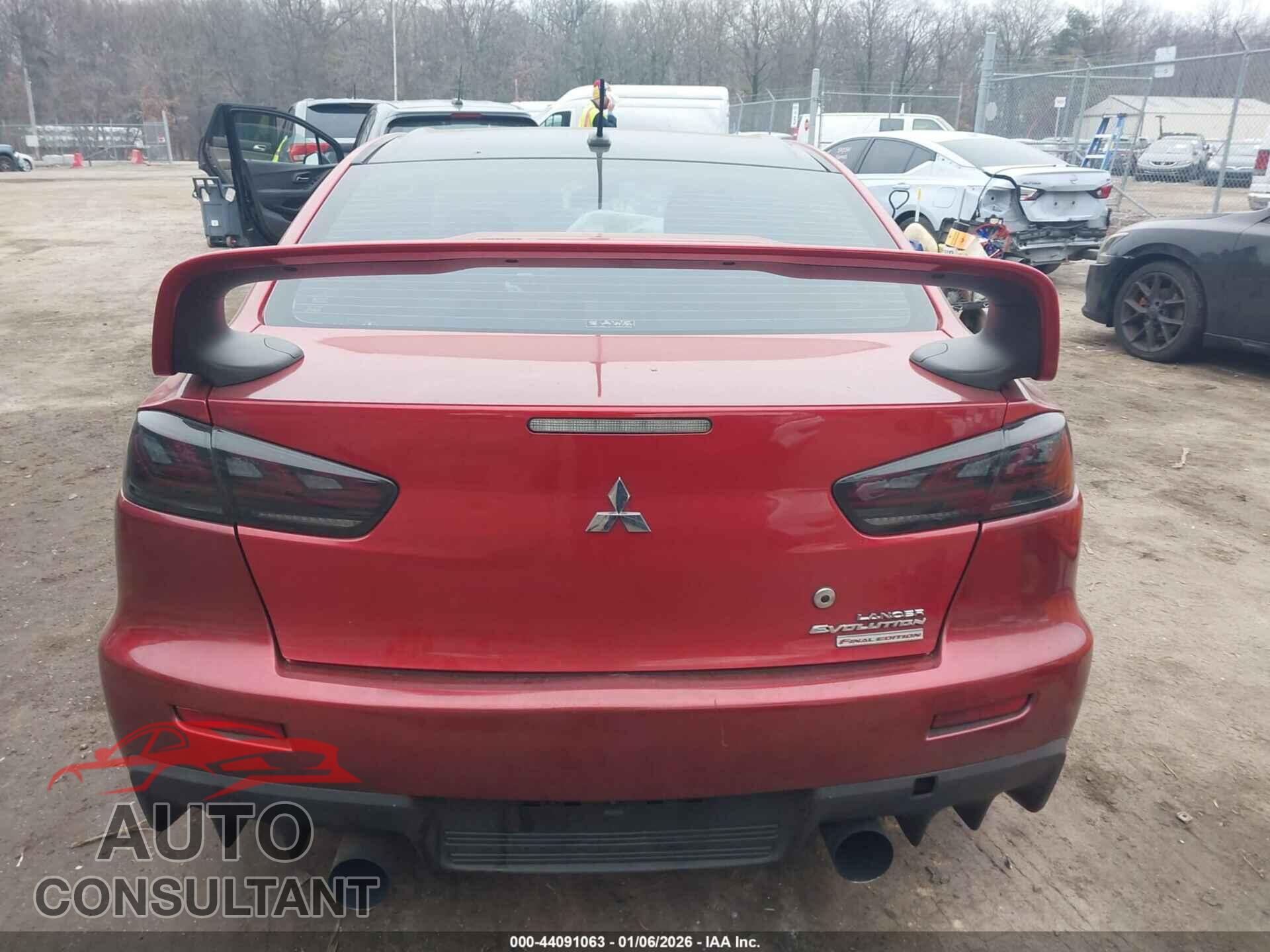 MITSUBISHI LANCER EVOLUTION 2015 - JA32W7FVXFU028844