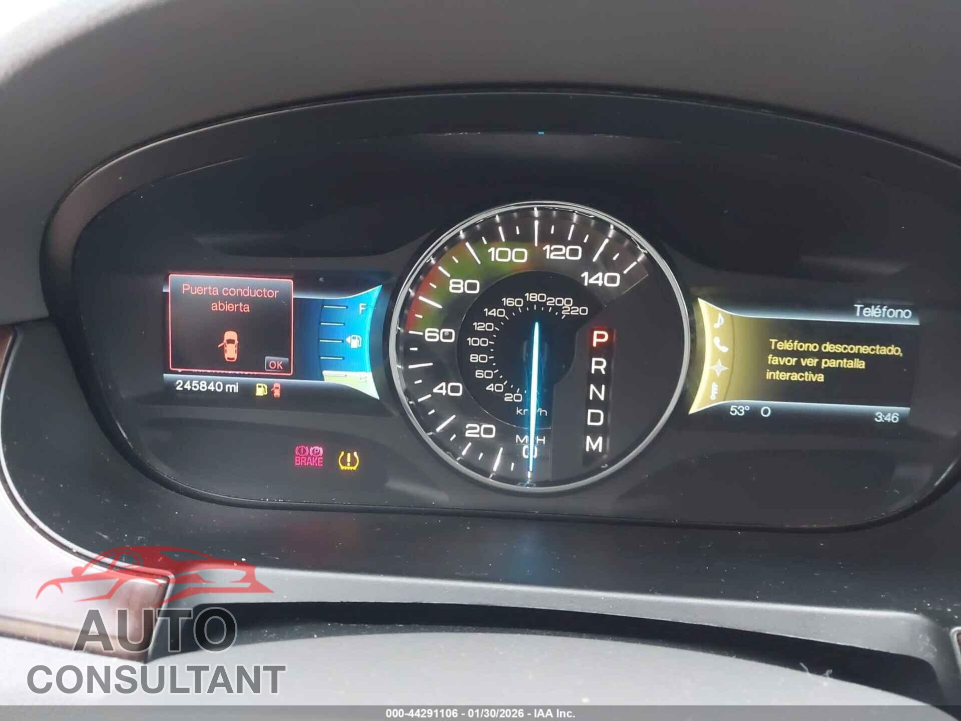 FORD EDGE 2011 - 2FMDK3KC1BBA58779