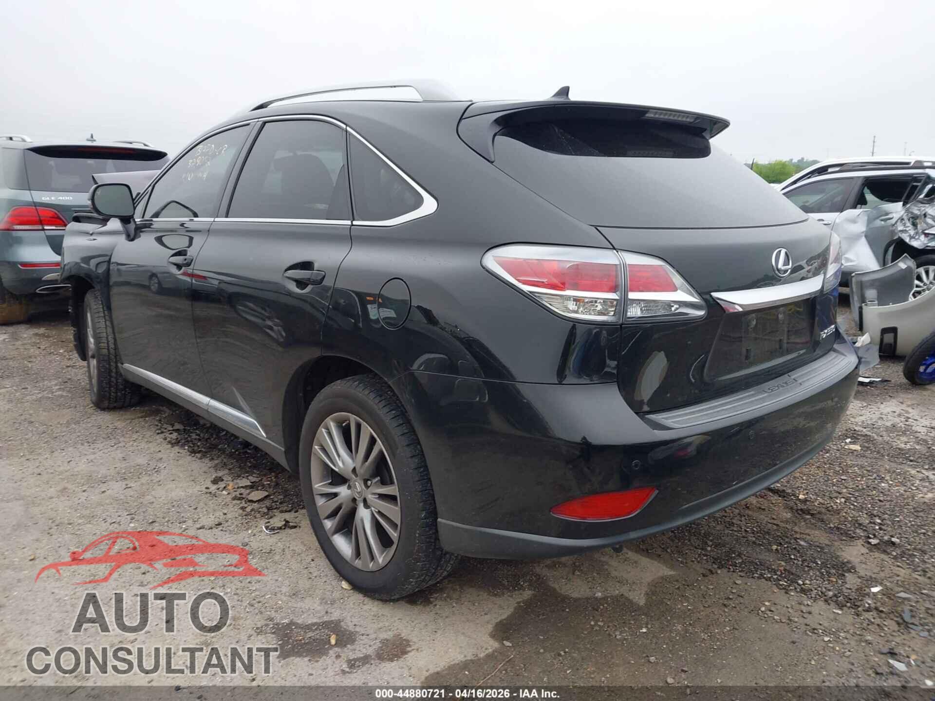 LEXUS RX 350 2013 - 2T2ZK1BA2DC100900