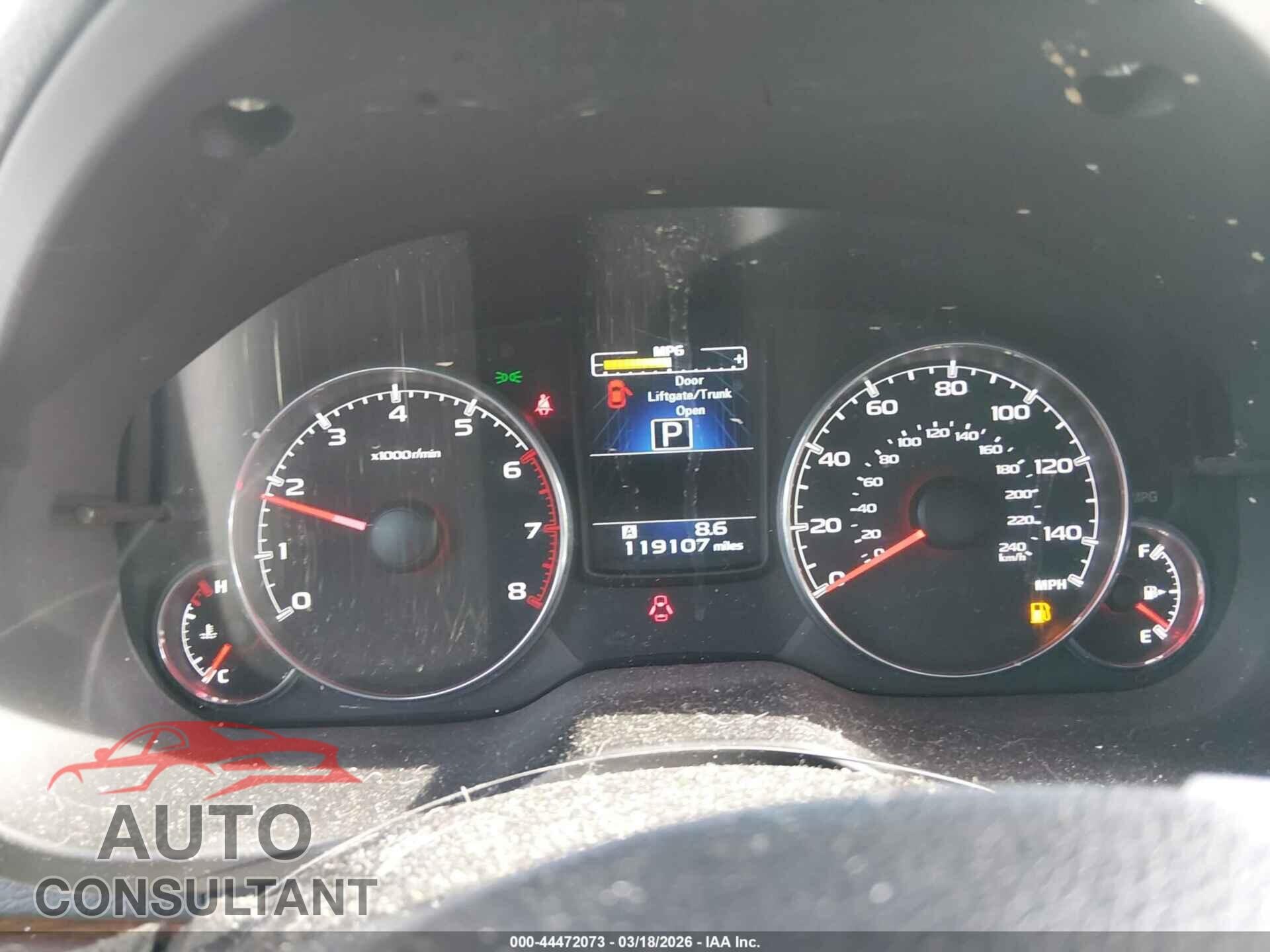 SUBARU OUTBACK 2014 - 4S4BRBLC4E3227869