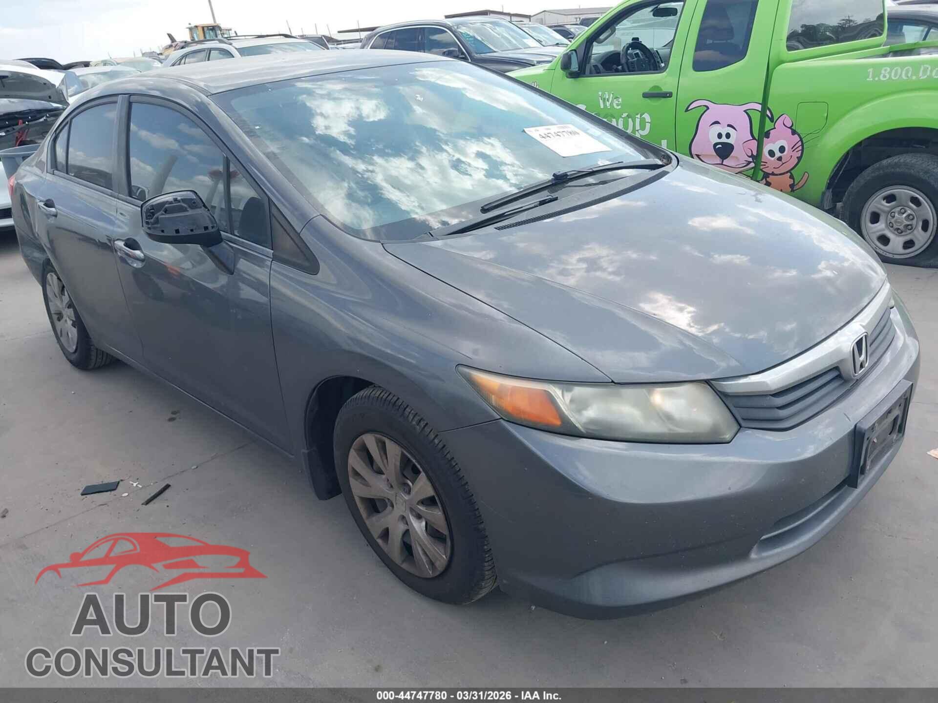 HONDA CIVIC 2012 - 2HGFB2F50CH595582