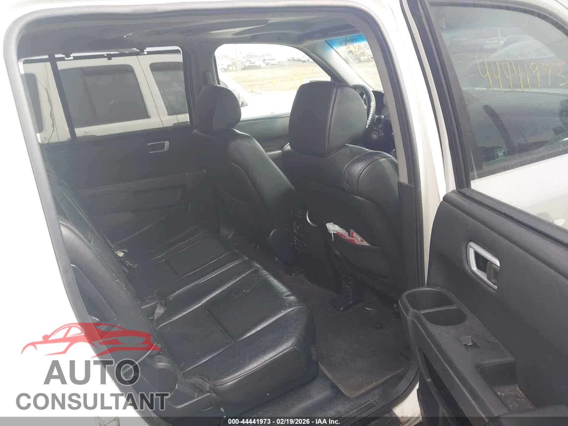HONDA PILOT 2012 - 5FNYF4H96CB064237