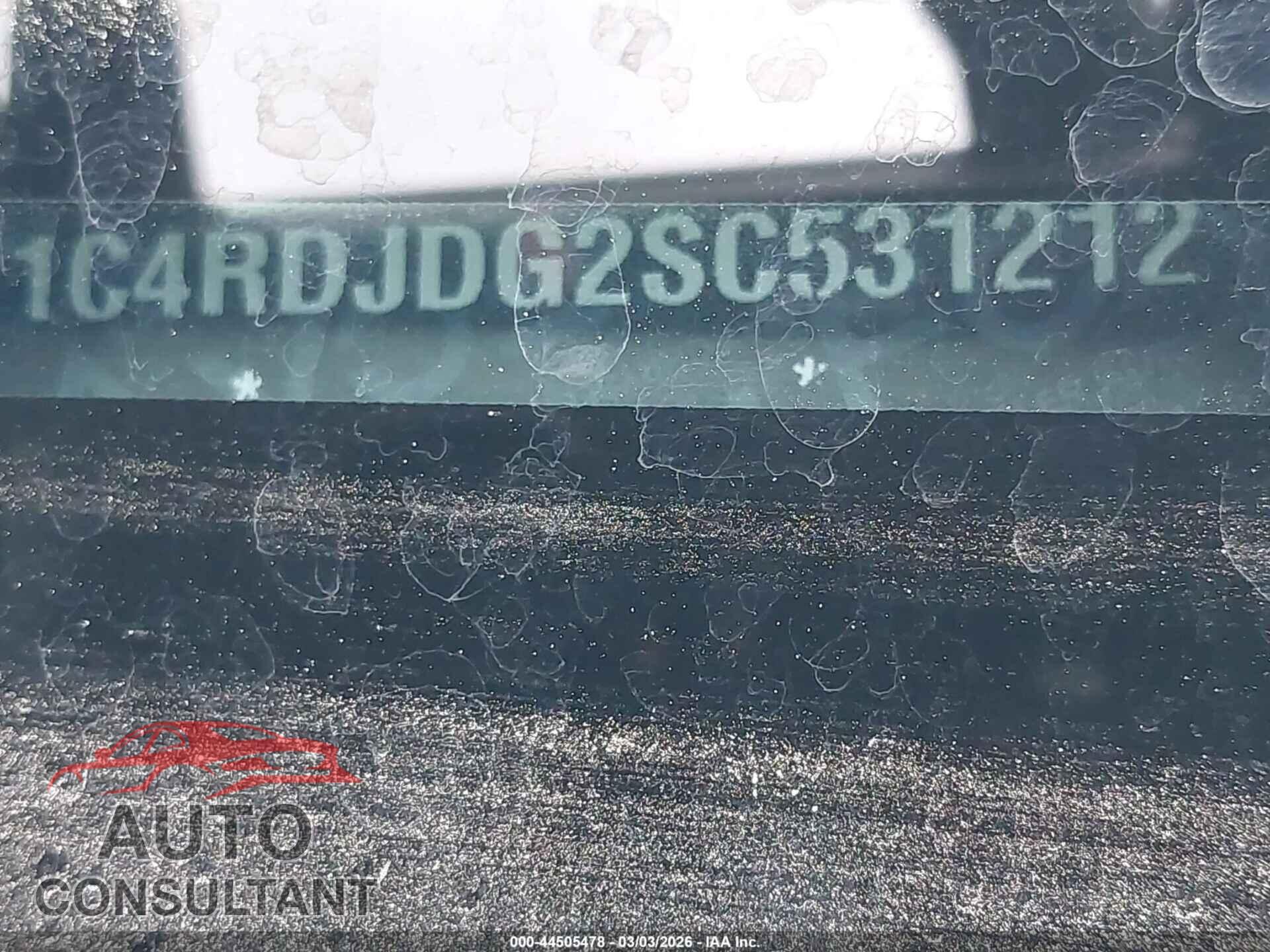 DODGE DURANGO 2025 - 1C4RDJDG2SC531212