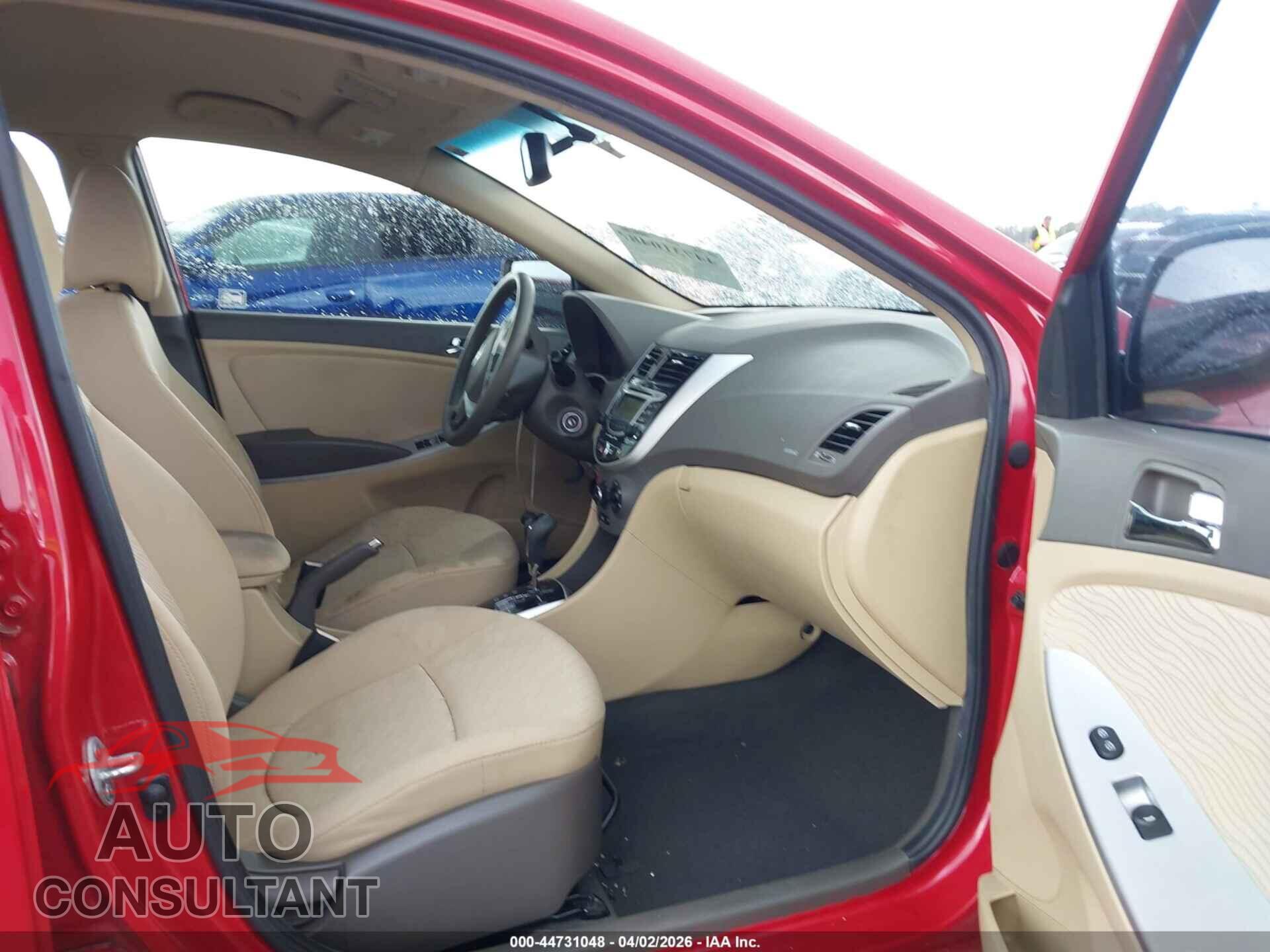 HYUNDAI ACCENT 2013 - KMHCU4AE9DU396913