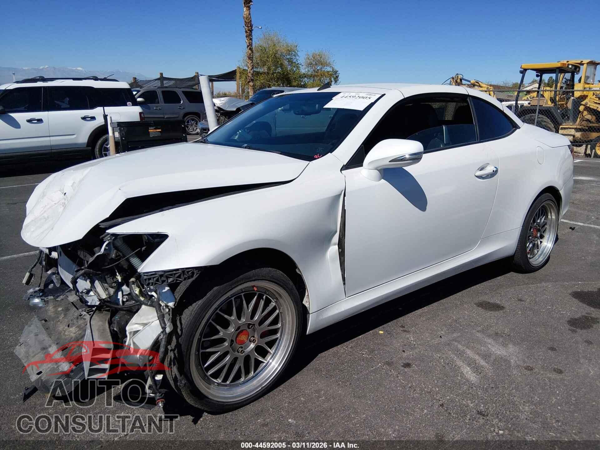 LEXUS IS 250C 2012 - JTHFF2C27C2522665