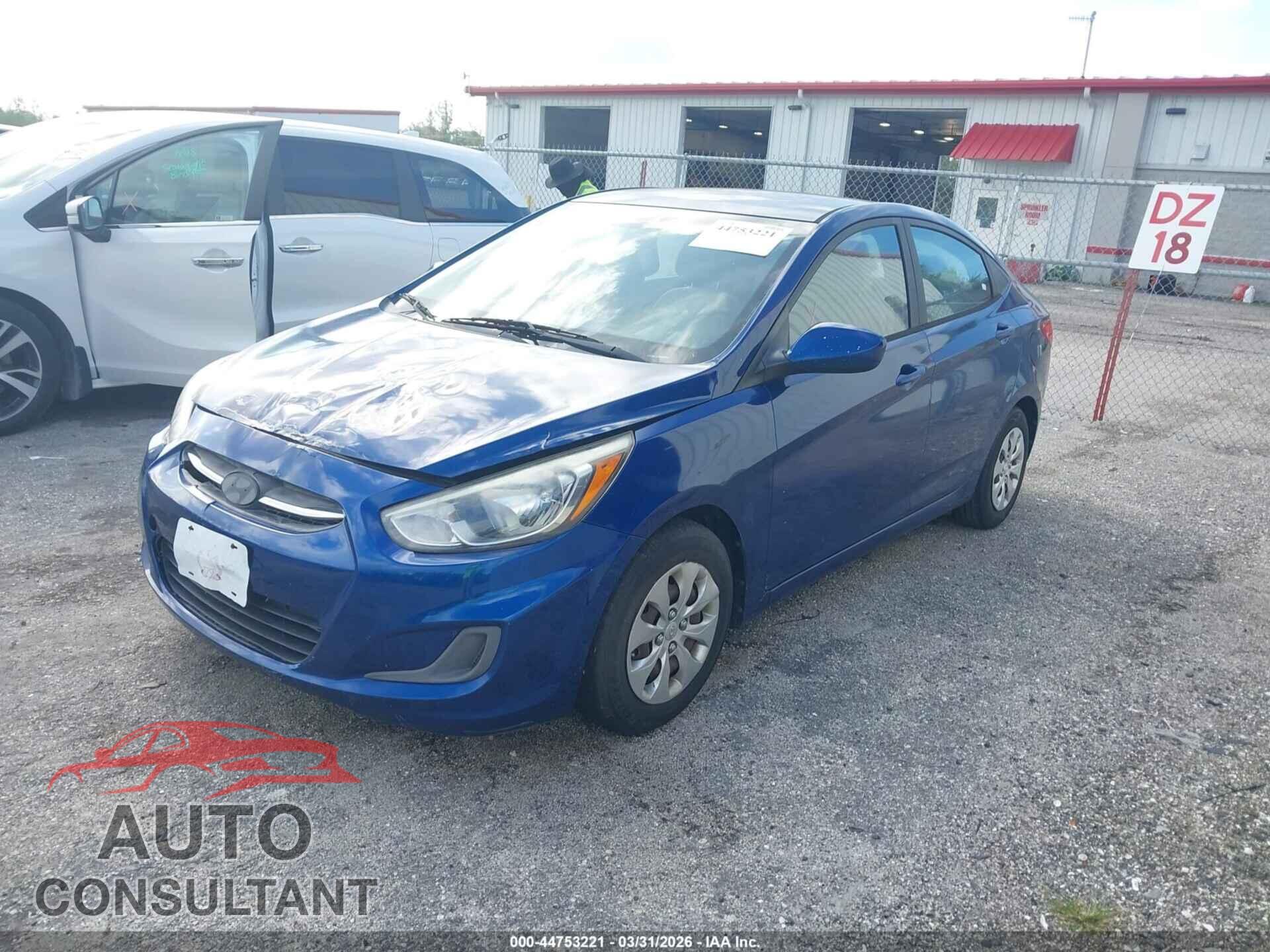 HYUNDAI ACCENT 2016 - KMHCT4AE7GU983473