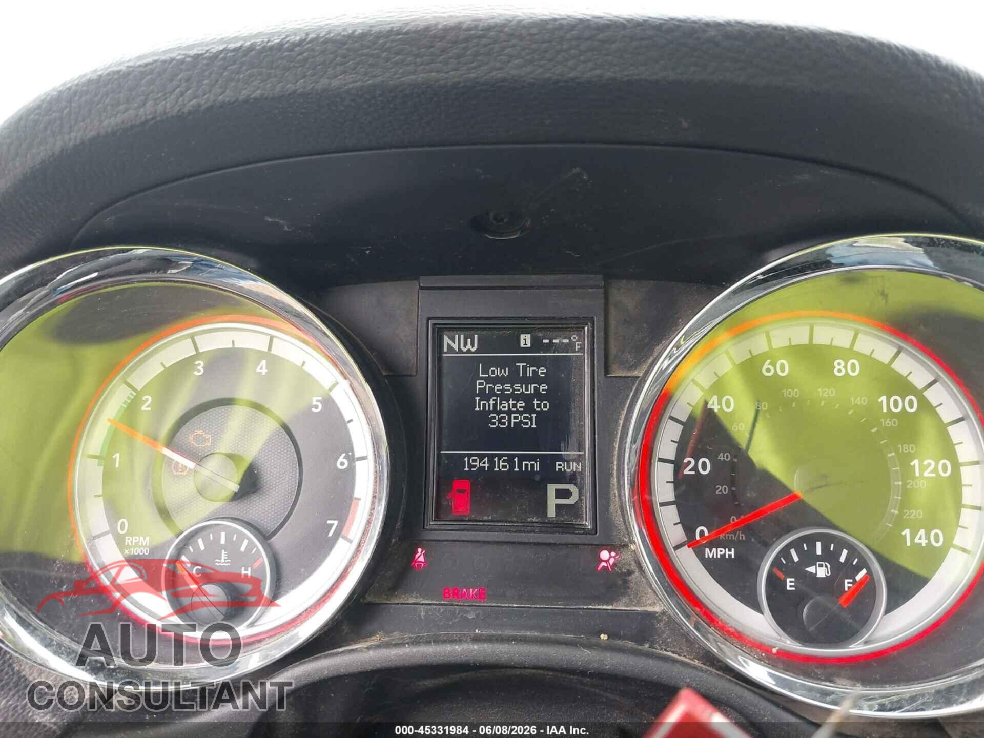 DODGE DURANGO 2013 - 1C4RDJAG4DC505072
