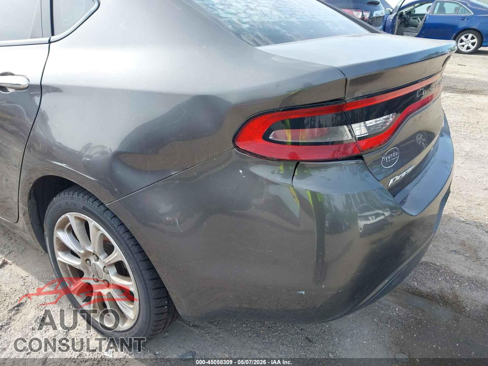 DODGE DART 2015 - 1C3CDFCB9FD369317