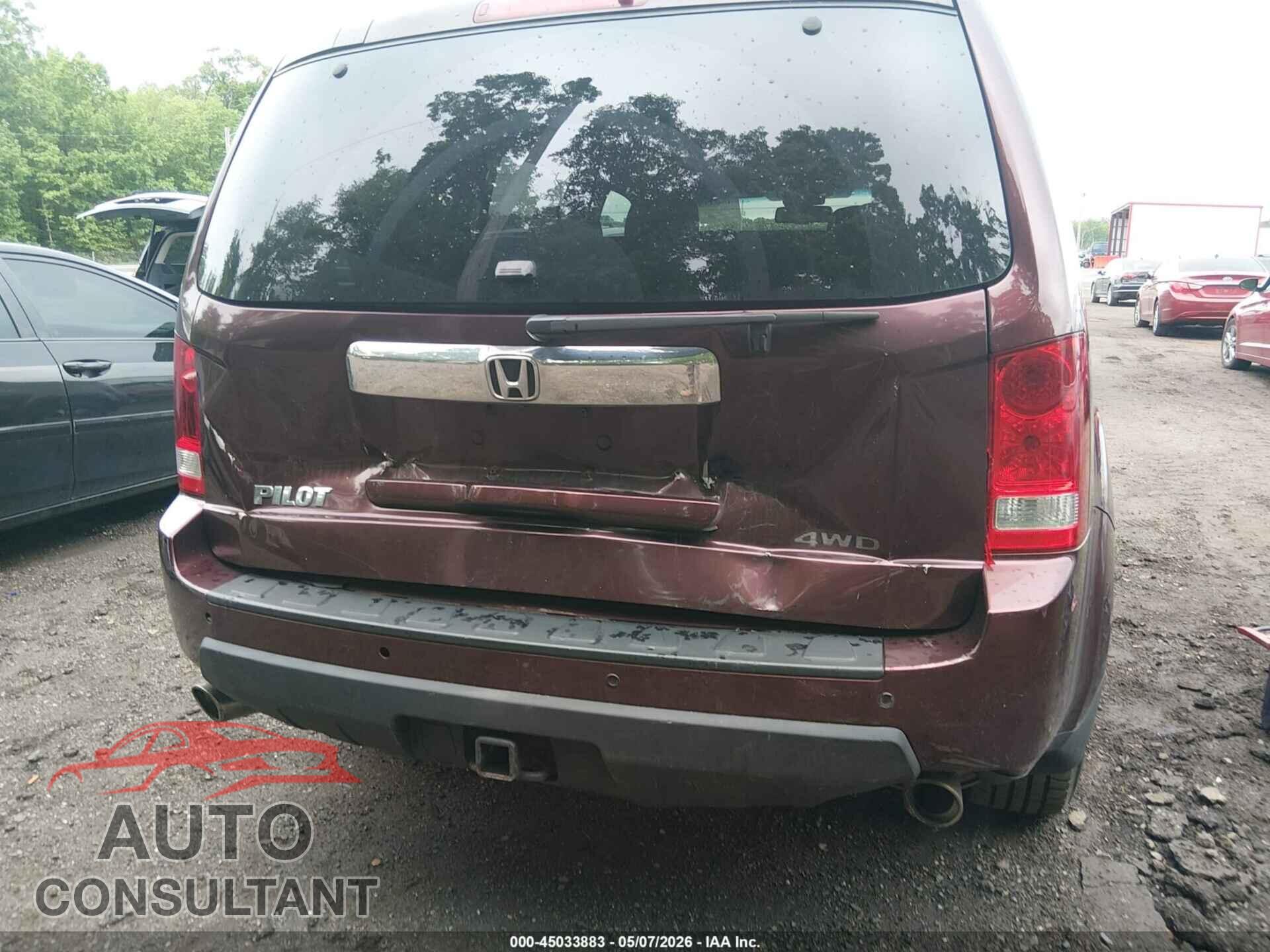 HONDA PILOT 2009 - 5FNYF48539B044372