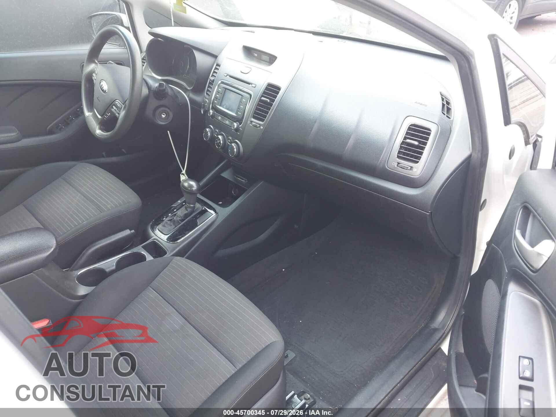 KIA FORTE 2017 - 3KPFL4A71HE149105