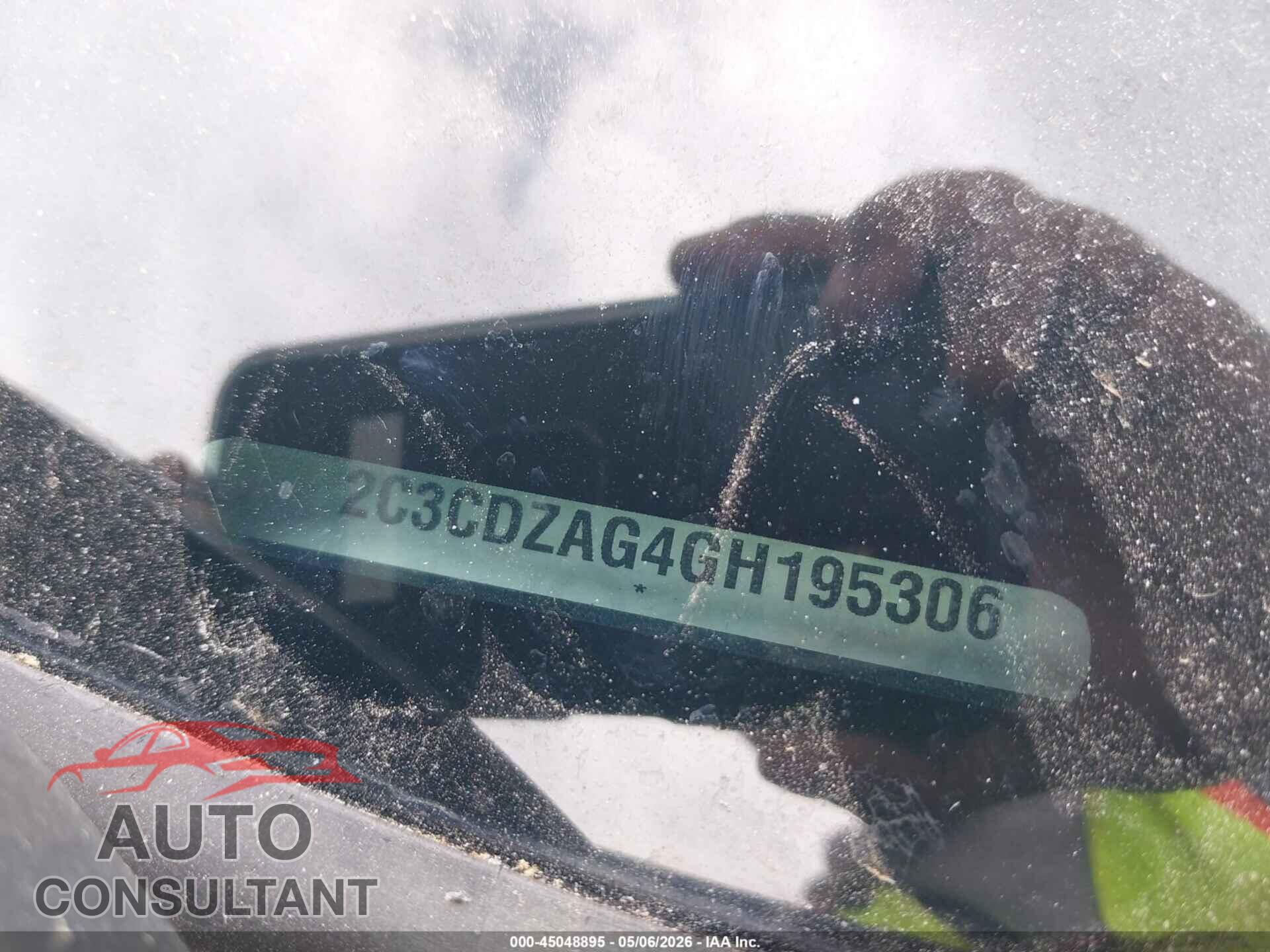 DODGE CHALLENGER 2016 - 2C3CDZAG4GH195306