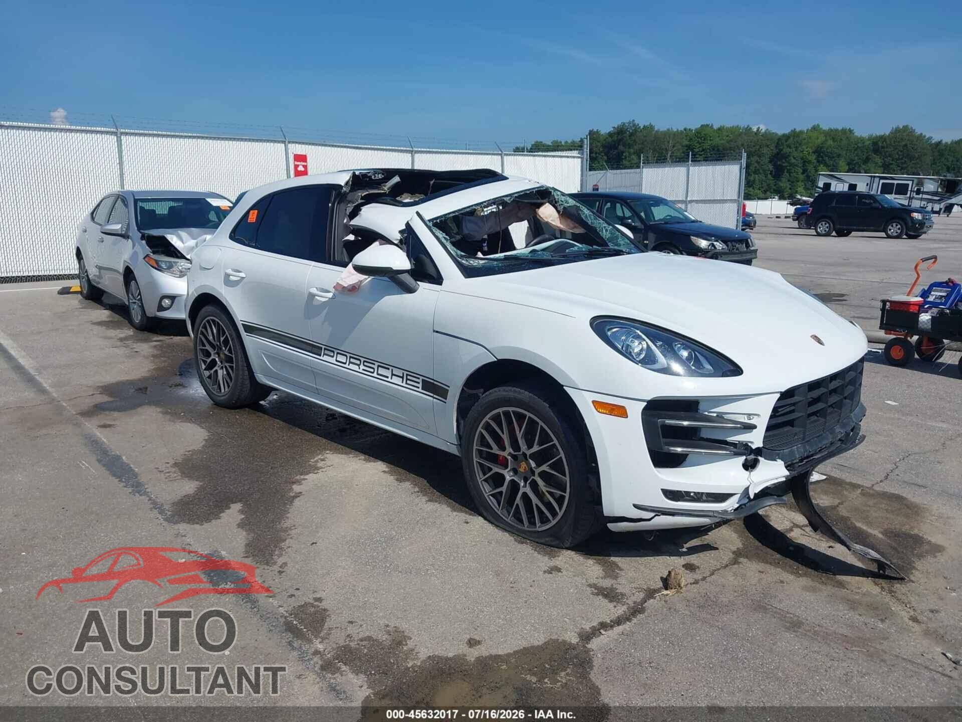 PORSCHE MACAN 2016 - WP1AF2A55GLB92886