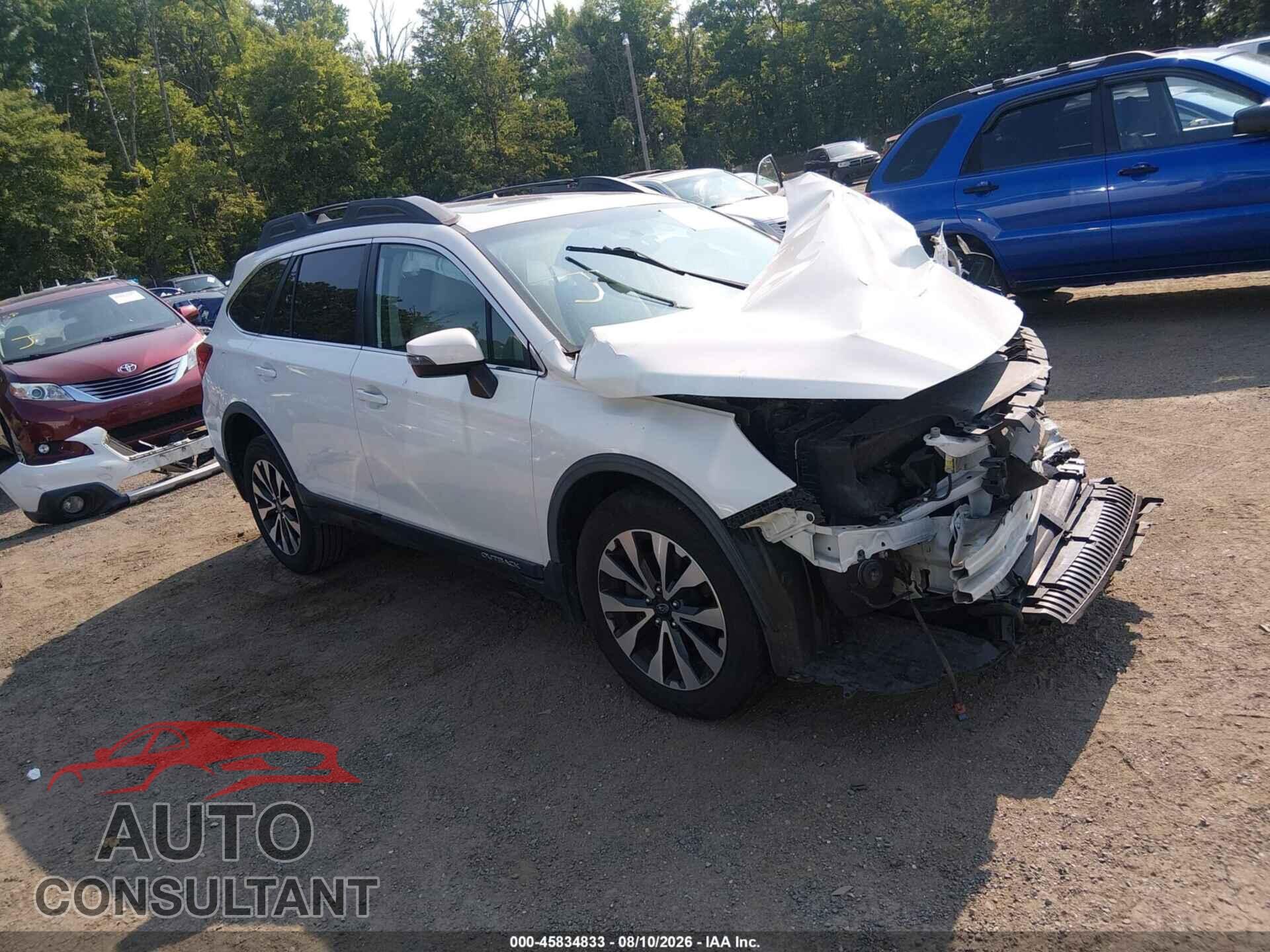 SUBARU OUTBACK 2016 - 4S4BSANC3G3244077