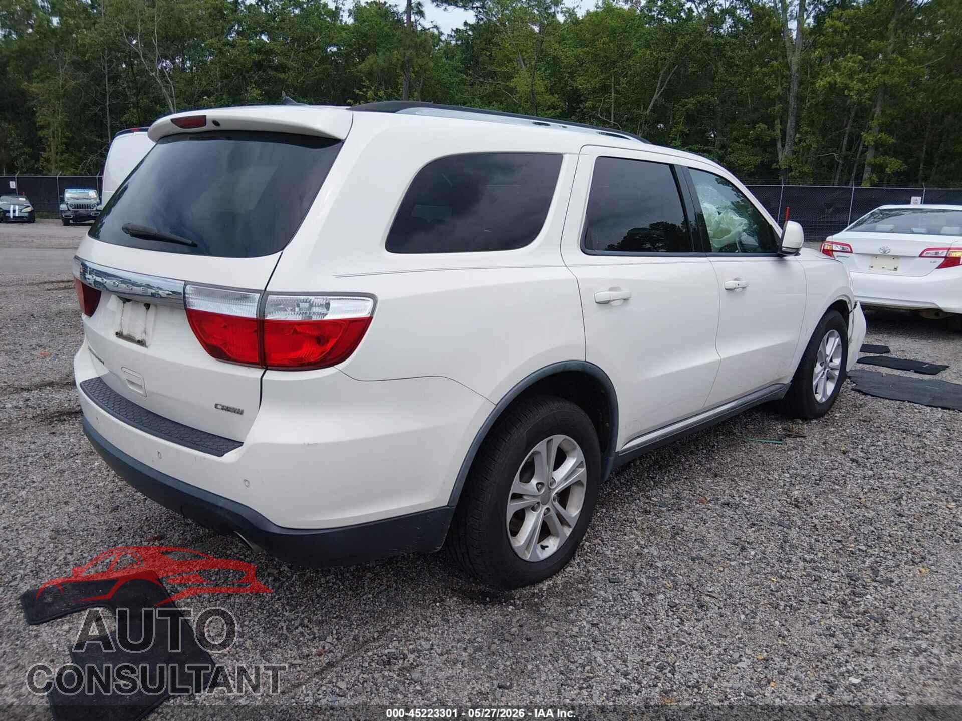 DODGE DURANGO 2011 - 1D4RD4GG0BC598455