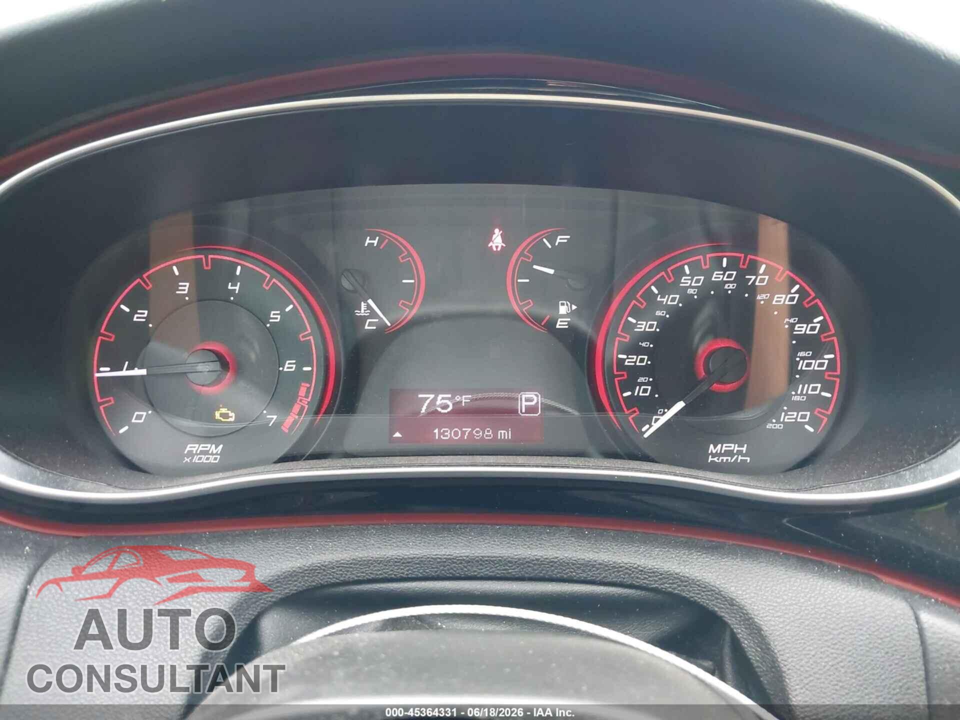 DODGE DART 2015 - 1C3CDFAA6FD407712
