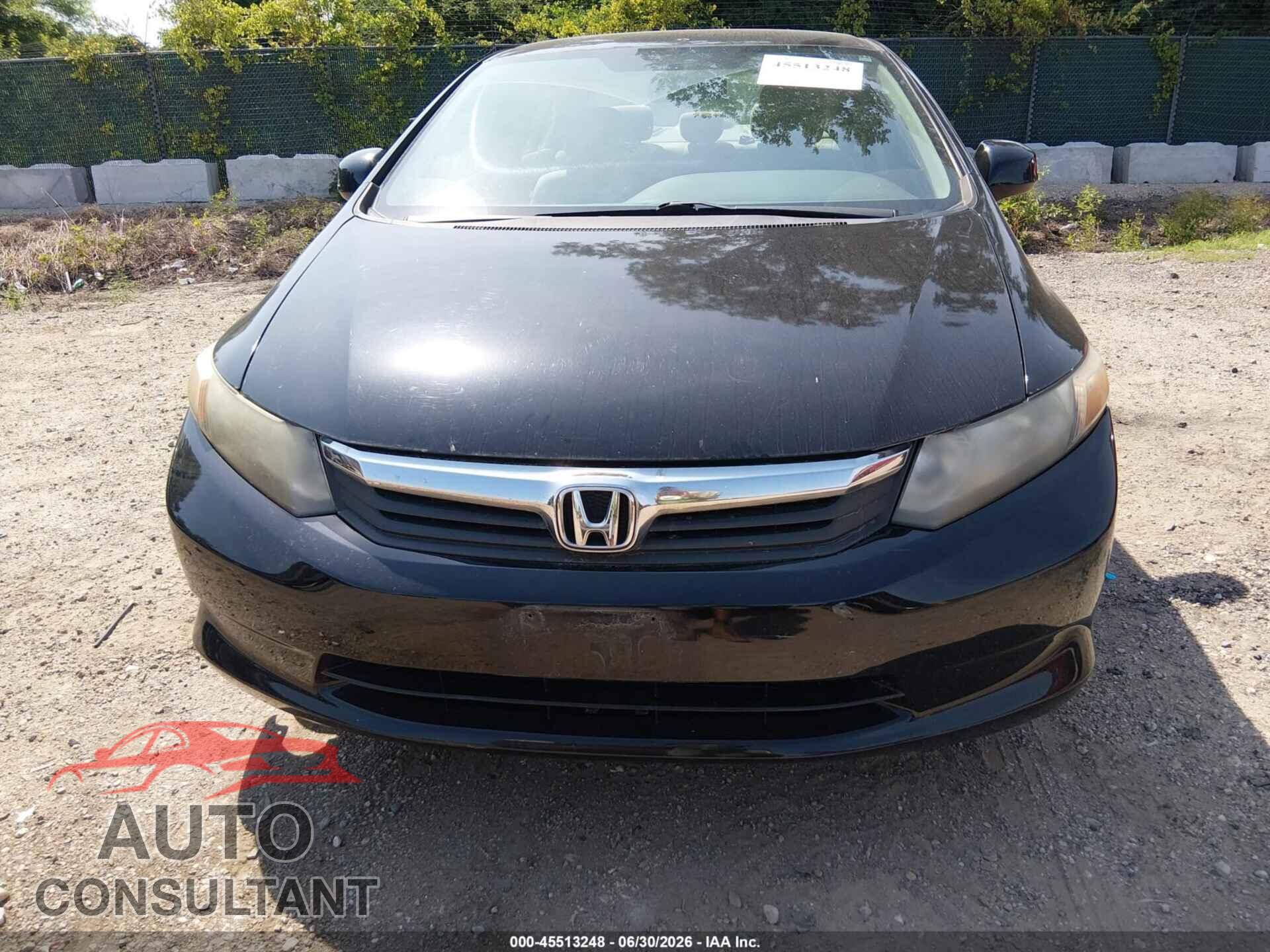 HONDA CIVIC 2012 - 2HGFB2F59CH600178
