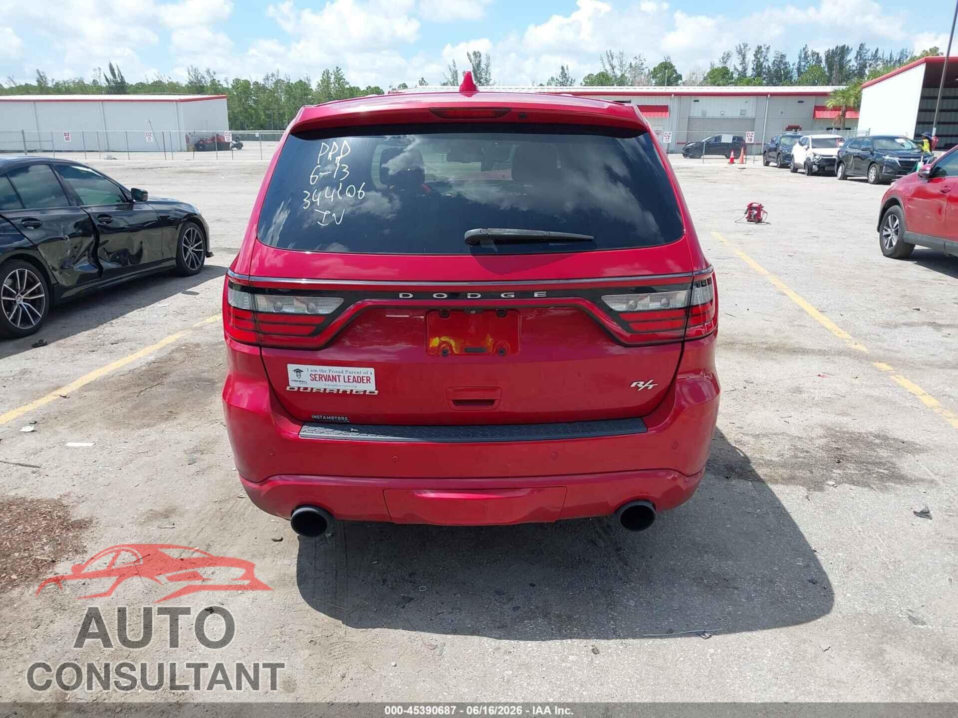 DODGE DURANGO 2014 - 1C4SDHCT3EC344106