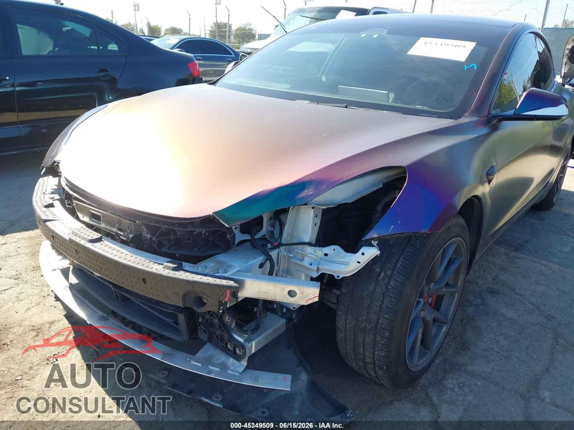 TESLA MODEL 3 2022 - 5YJ3E1EB6NF352393