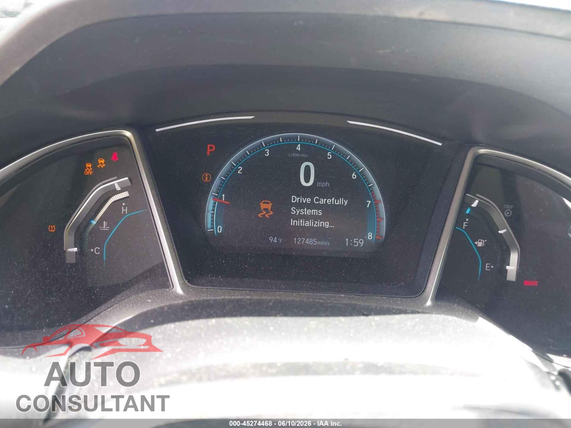 HONDA CIVIC 2017 - 19XFC2F78HE005659