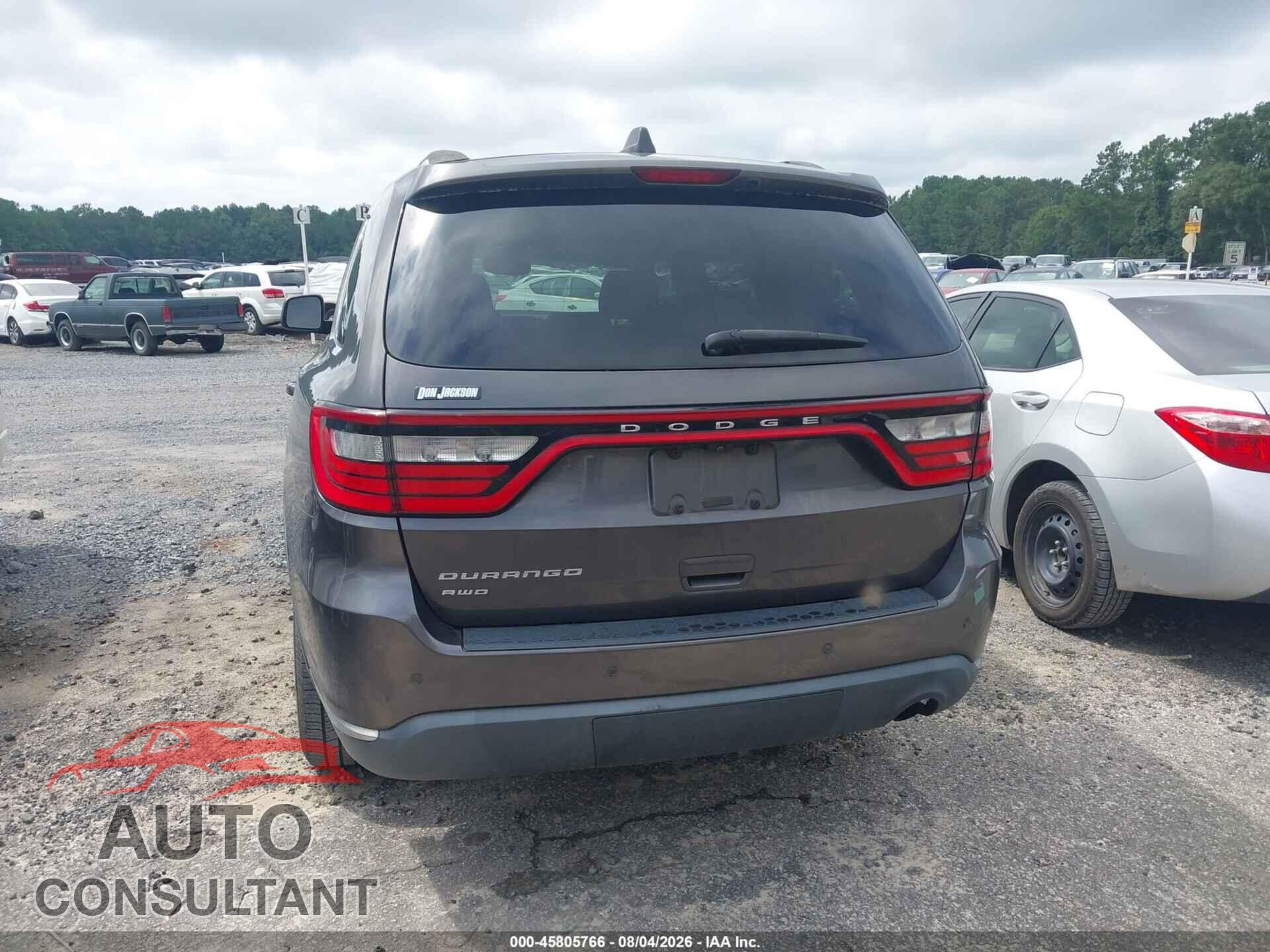 DODGE DURANGO 2017 - 1C4RDJAG0HC857538