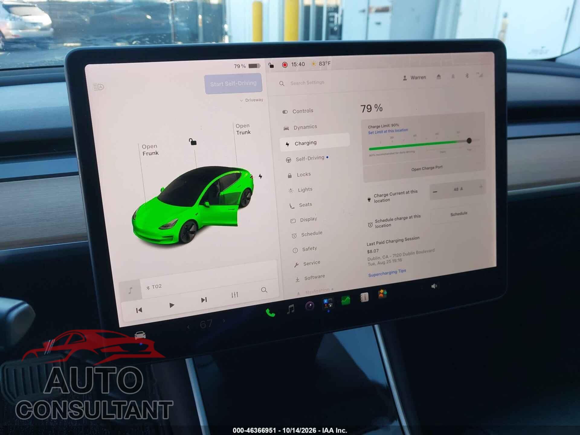 TESLA MODEL 3 2017 - 5YJ3E1EA1HF001290