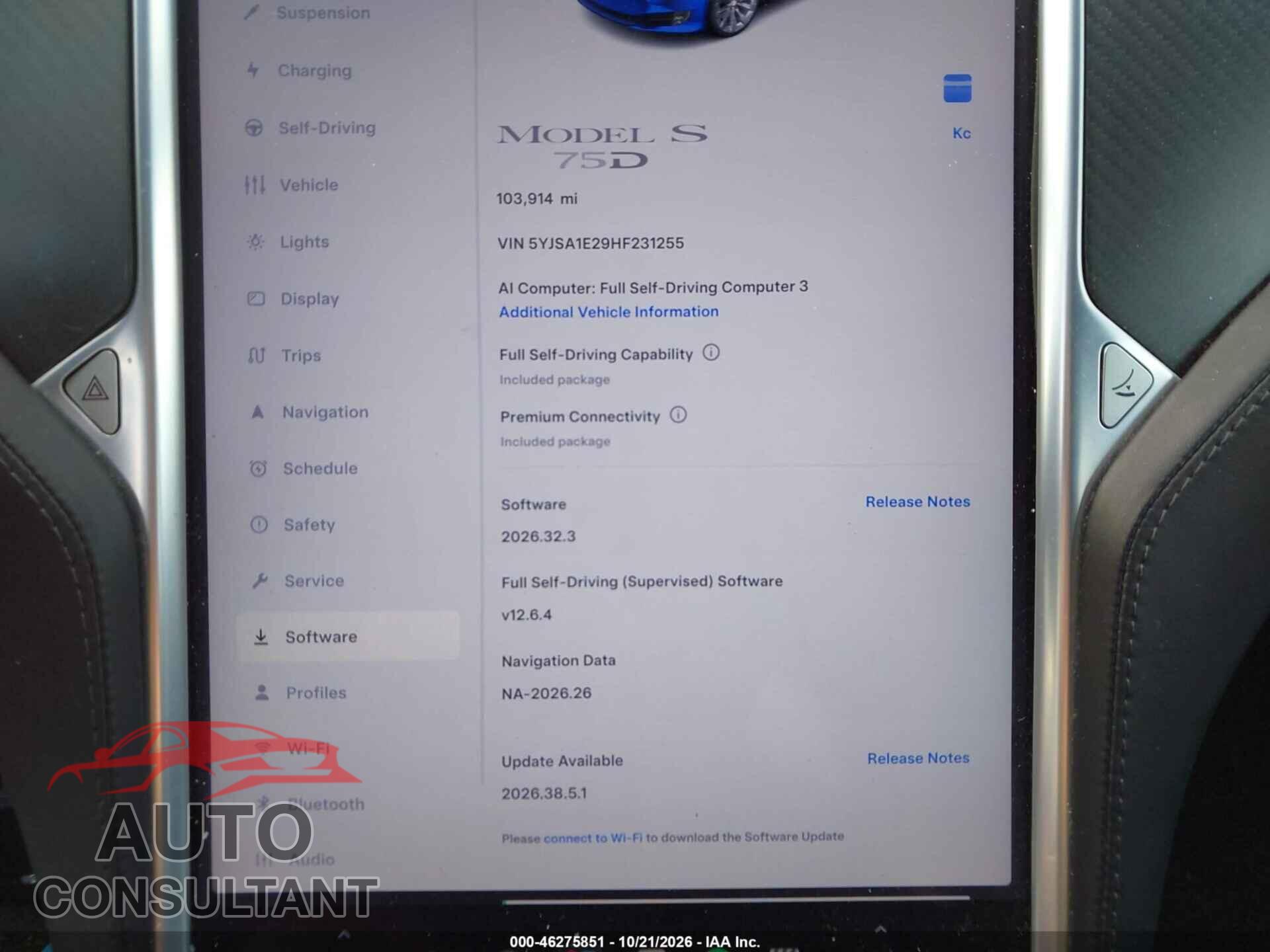 TESLA MODEL S 2017 - 5YJSA1E29HF231255