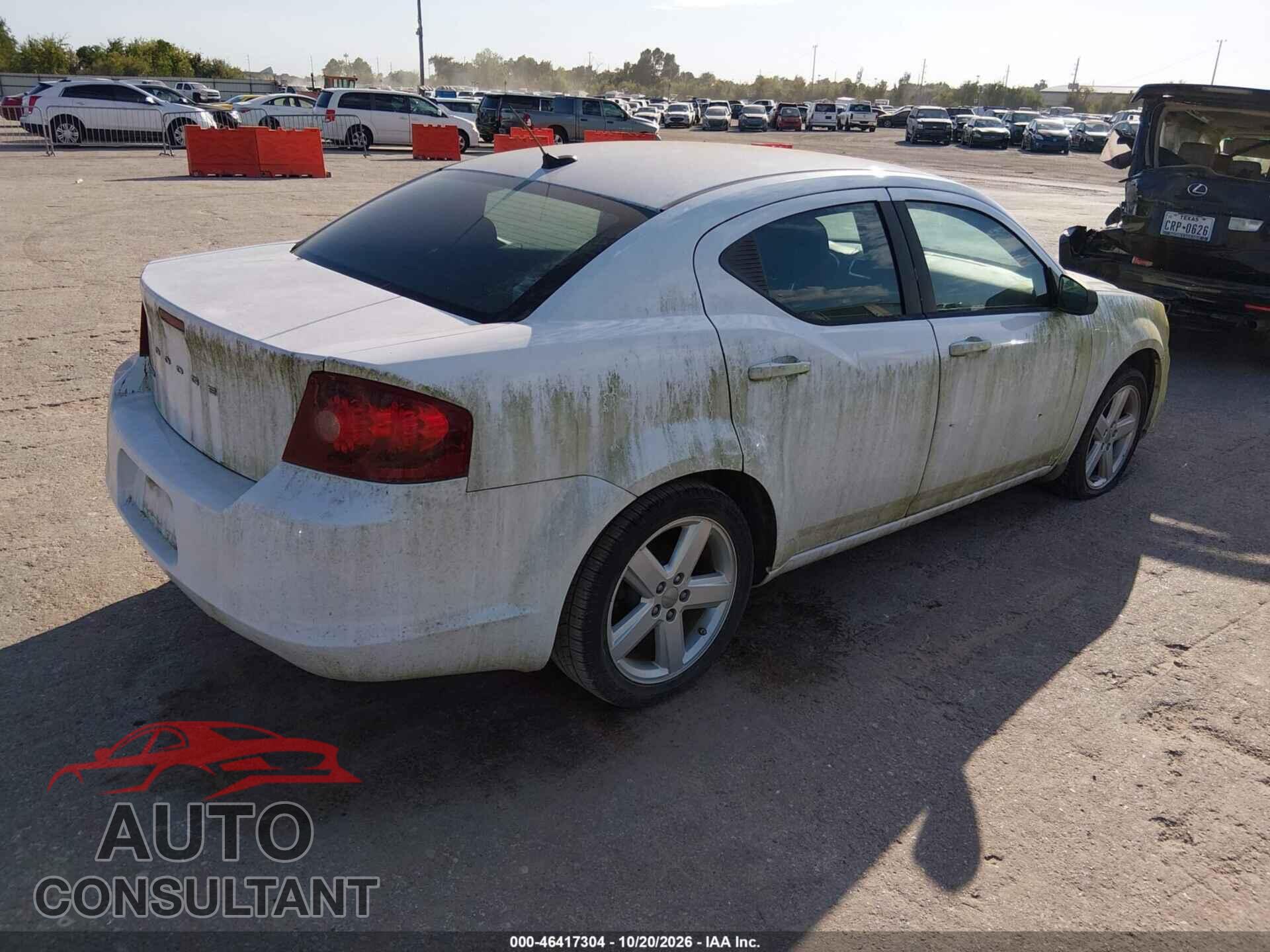 DODGE AVENGER 2013 - 1C3CDZAB5DN664975