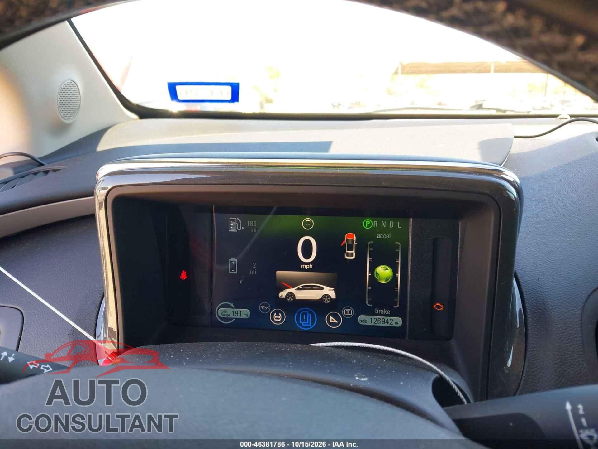 CHEVROLET VOLT 2012 - 1G1RB6E41CU112585