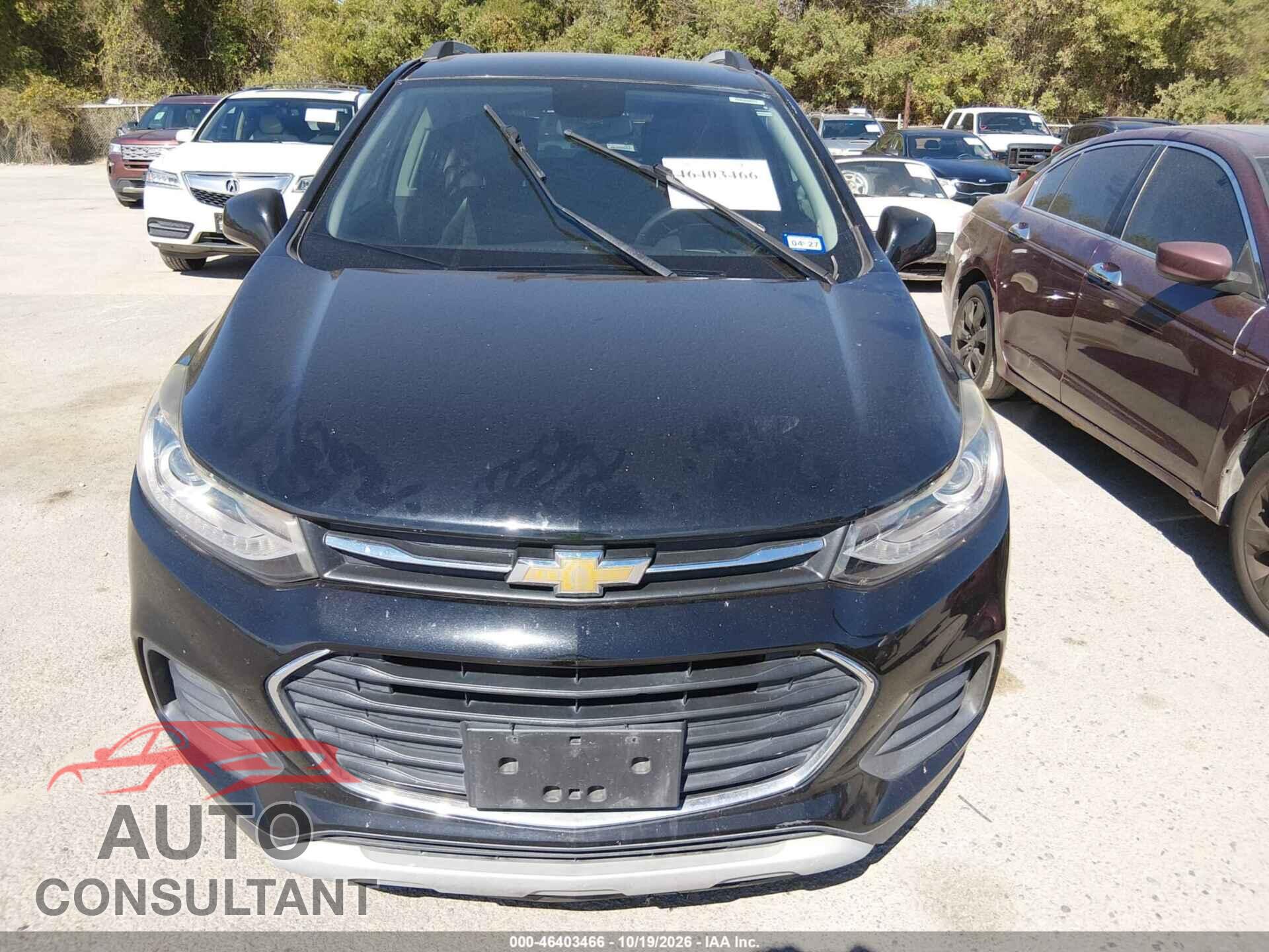 CHEVROLET TRAX 2020 - KL7CJLSB2LB043531
