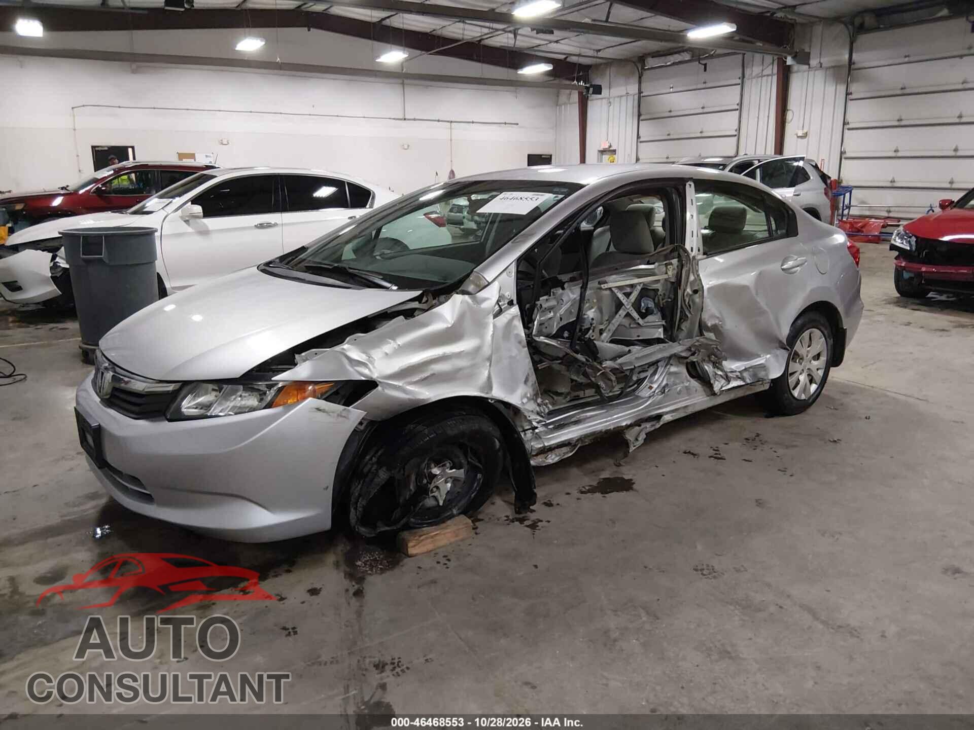 HONDA CIVIC 2012 - 2HGFB2F56CH300906