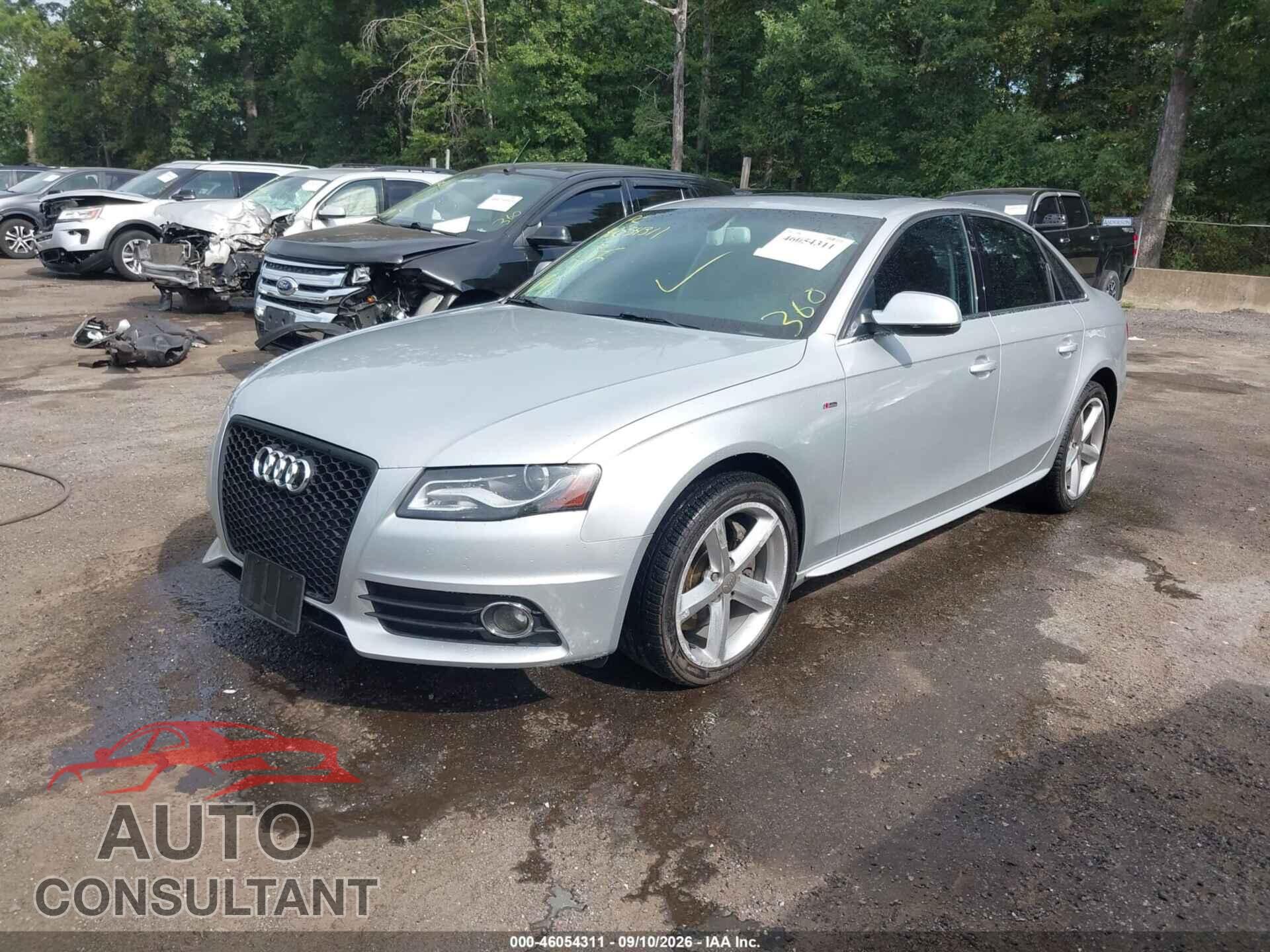 AUDI A4 2012 - WAUEFAFL3CA115683
