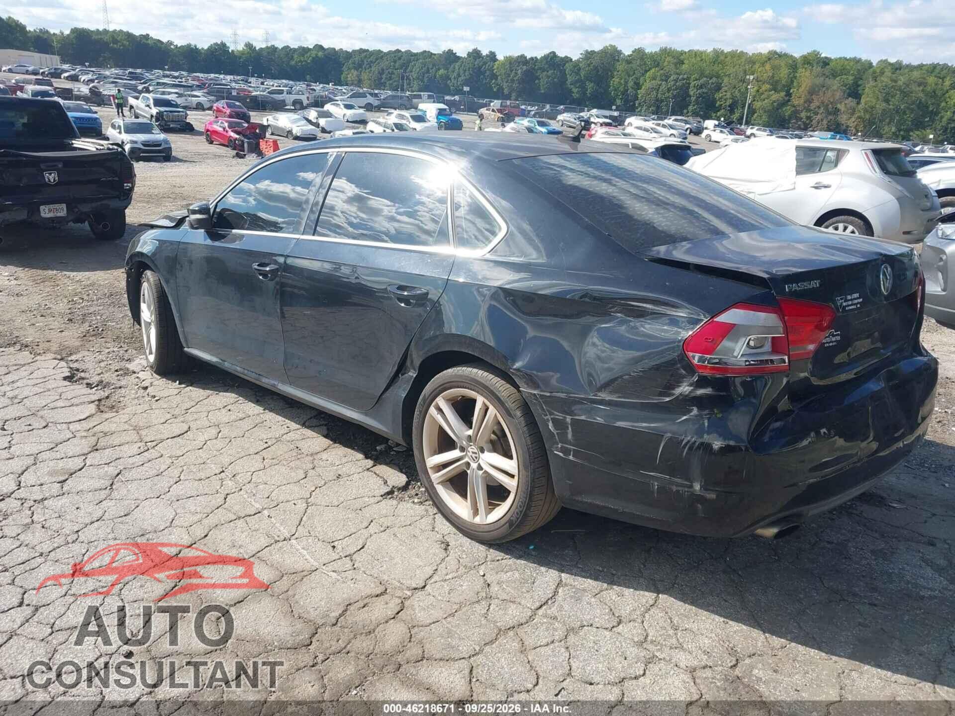 VOLKSWAGEN PASSAT 2014 - 1VWBS7A30EC033037