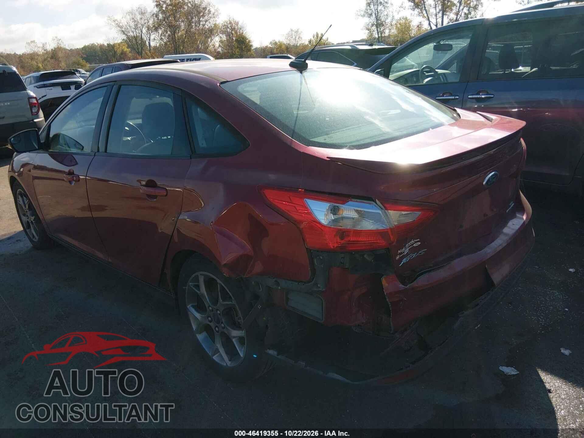FORD FOCUS 2014 - 1FADP3F21EL154252