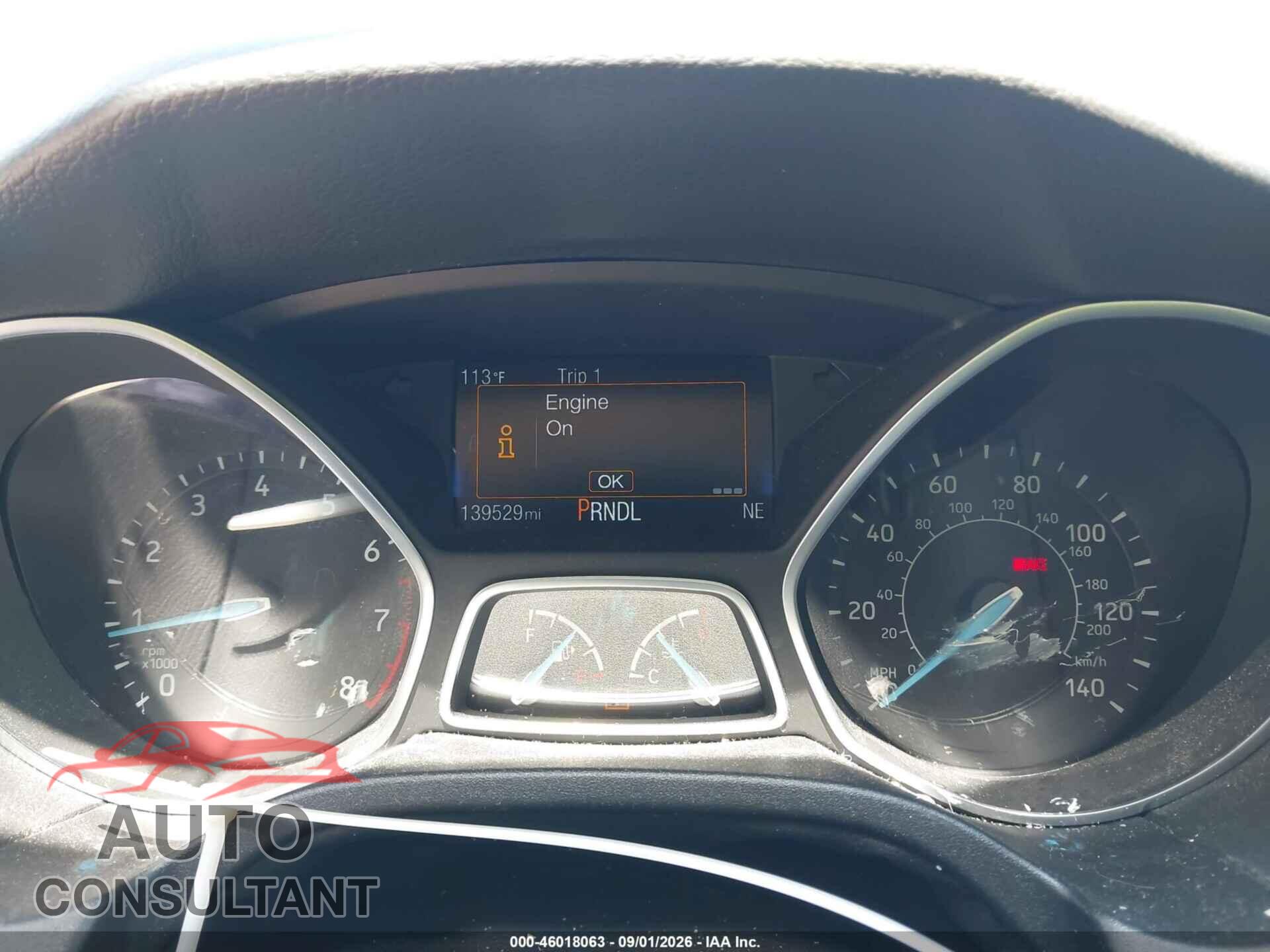 FORD FOCUS 2017 - 1FADP3F21HL212073