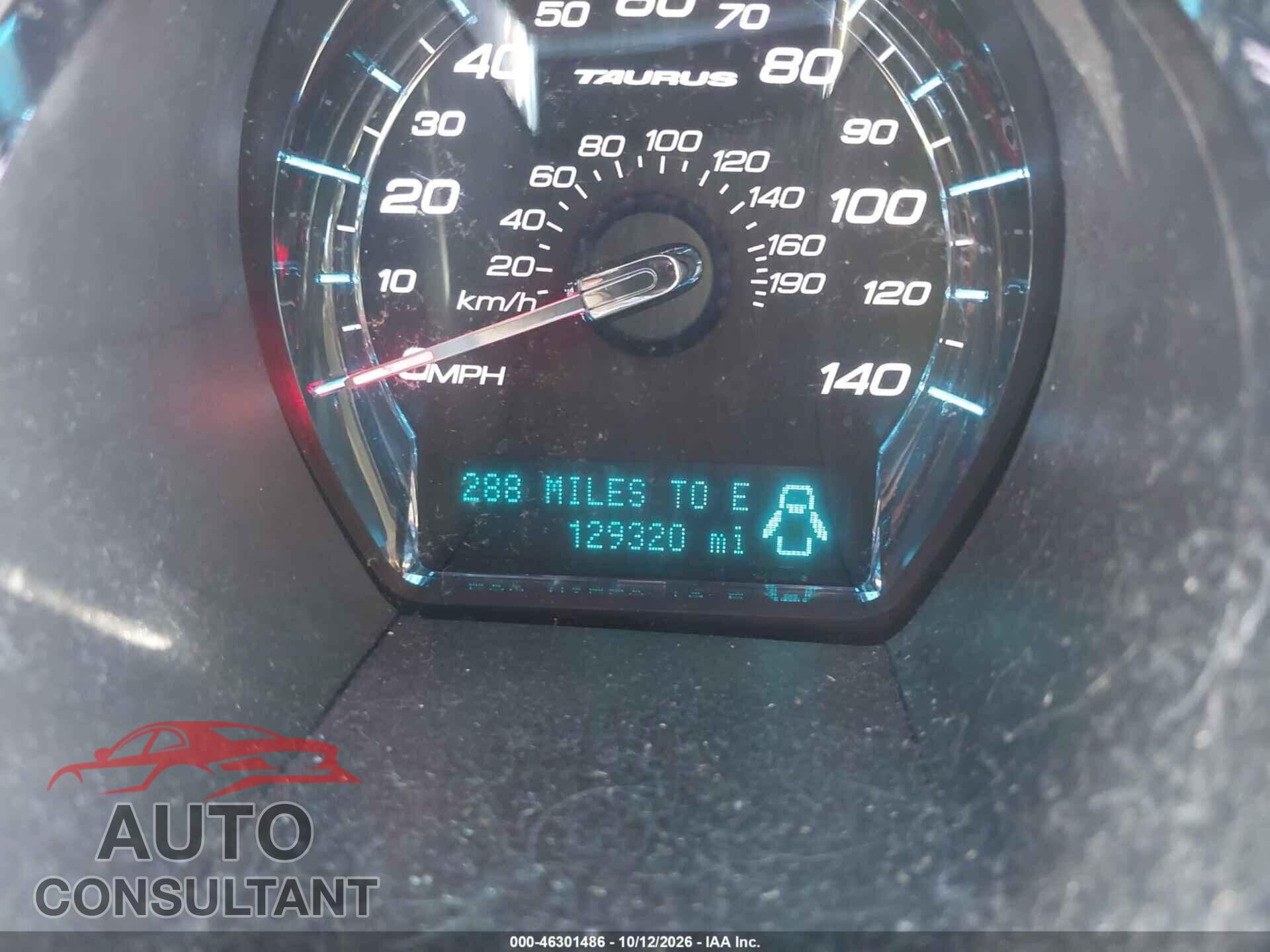 FORD TAURUS 2011 - 1FAHP2DW2BG122433