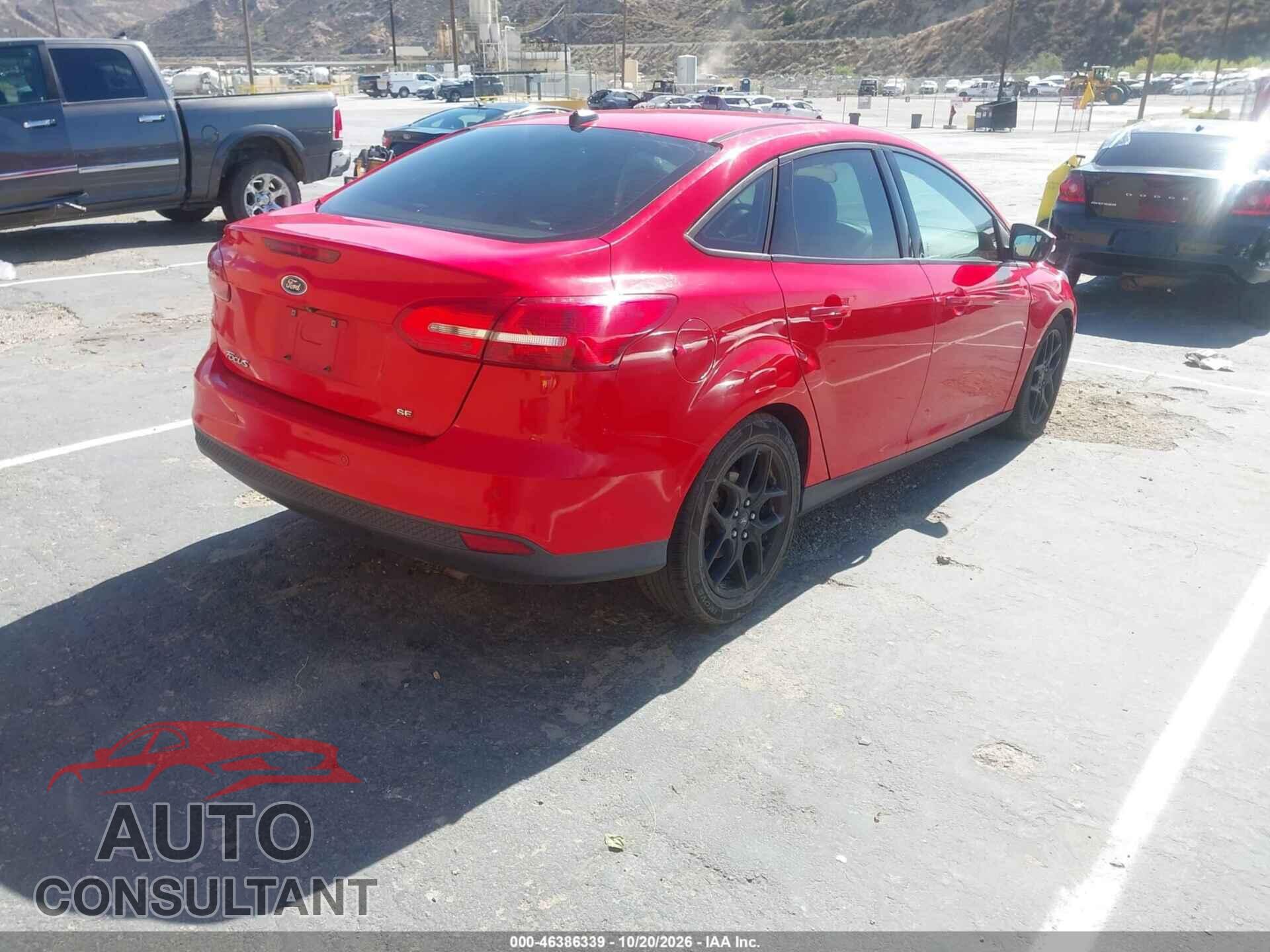 FORD FOCUS 2016 - 1FADP3F23GL225504