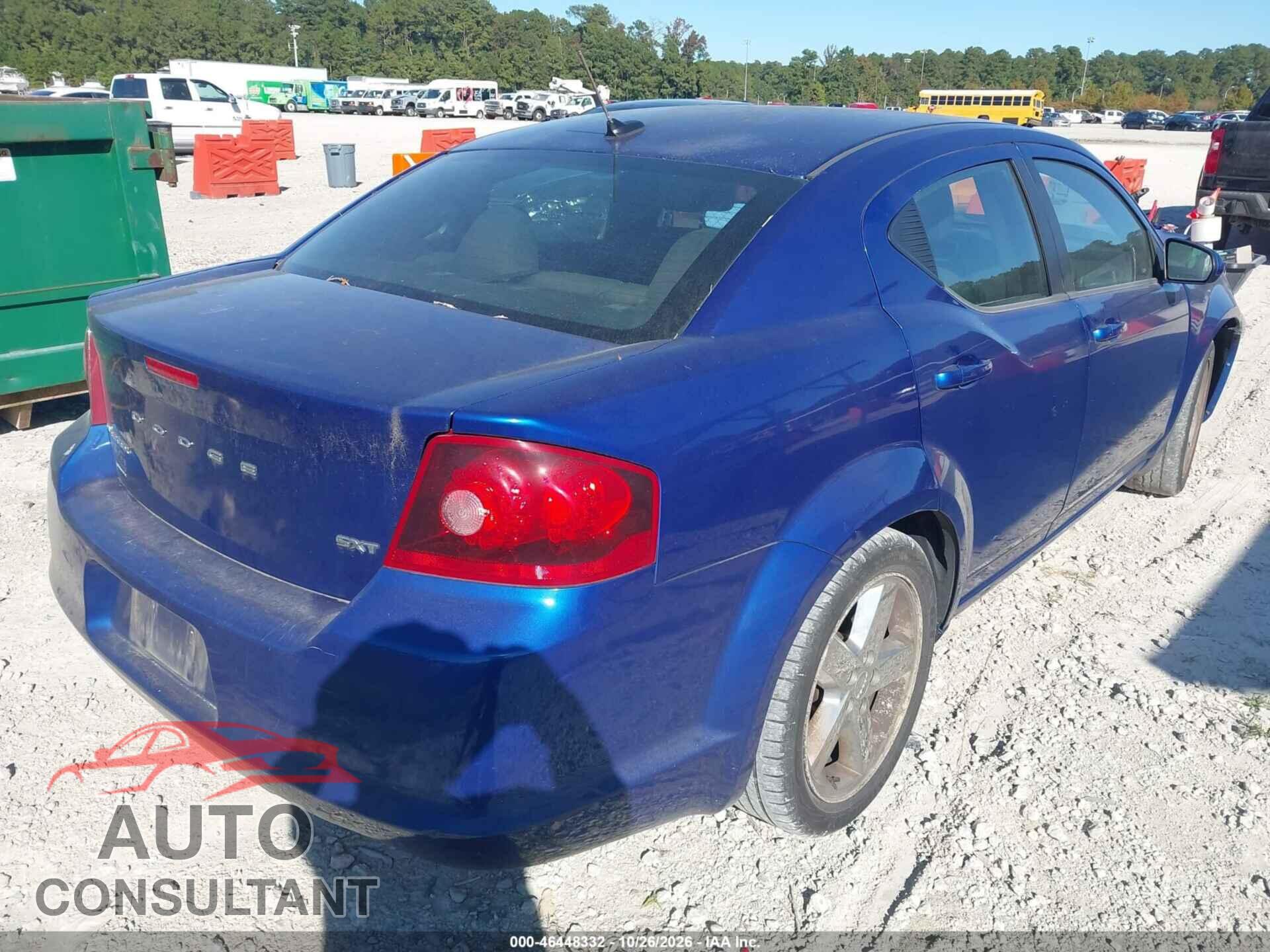 DODGE AVENGER 2013 - 1C3CDZCB5DN548043