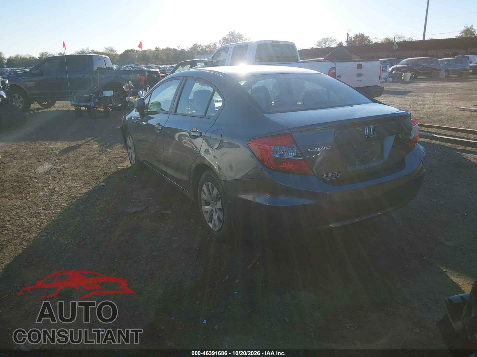 HONDA CIVIC 2012 - 19XFB2F51CE382814