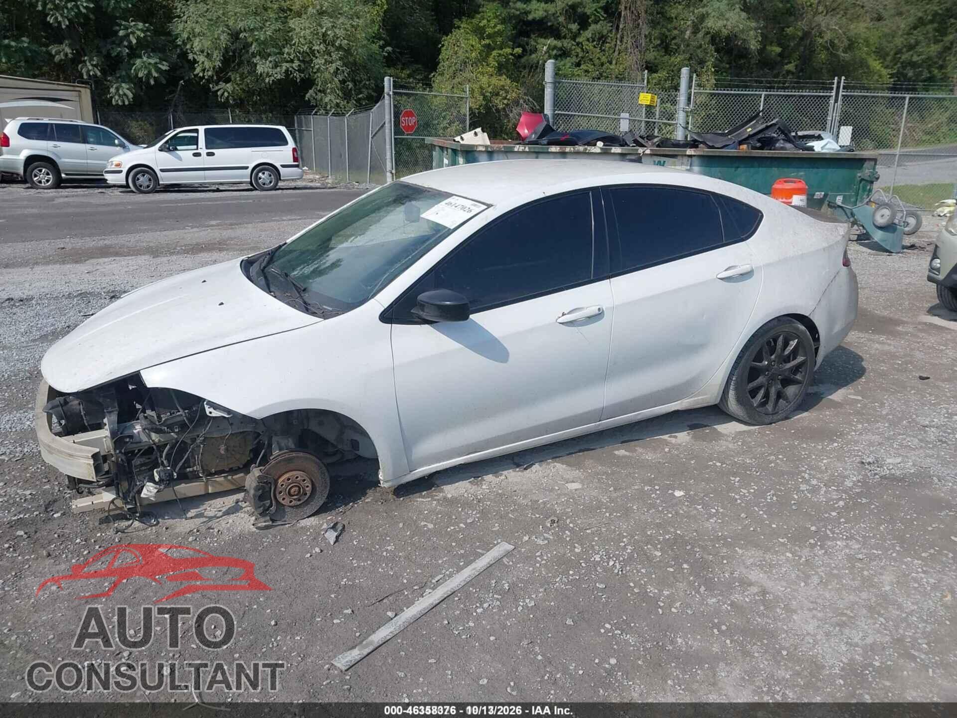 DODGE DART 2013 - 1C3CDFBA1DD294778