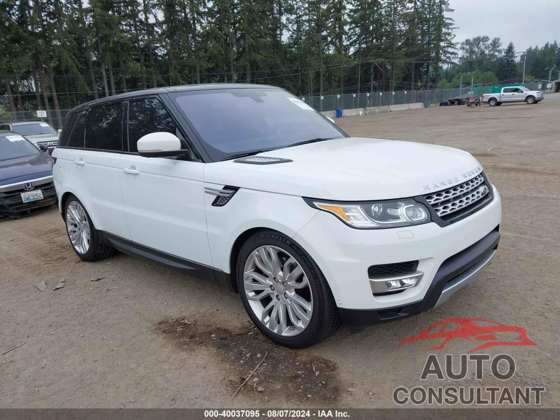 LAND ROVER RANGE ROVER SPORT 2016 - SALWR2VF5GA574566