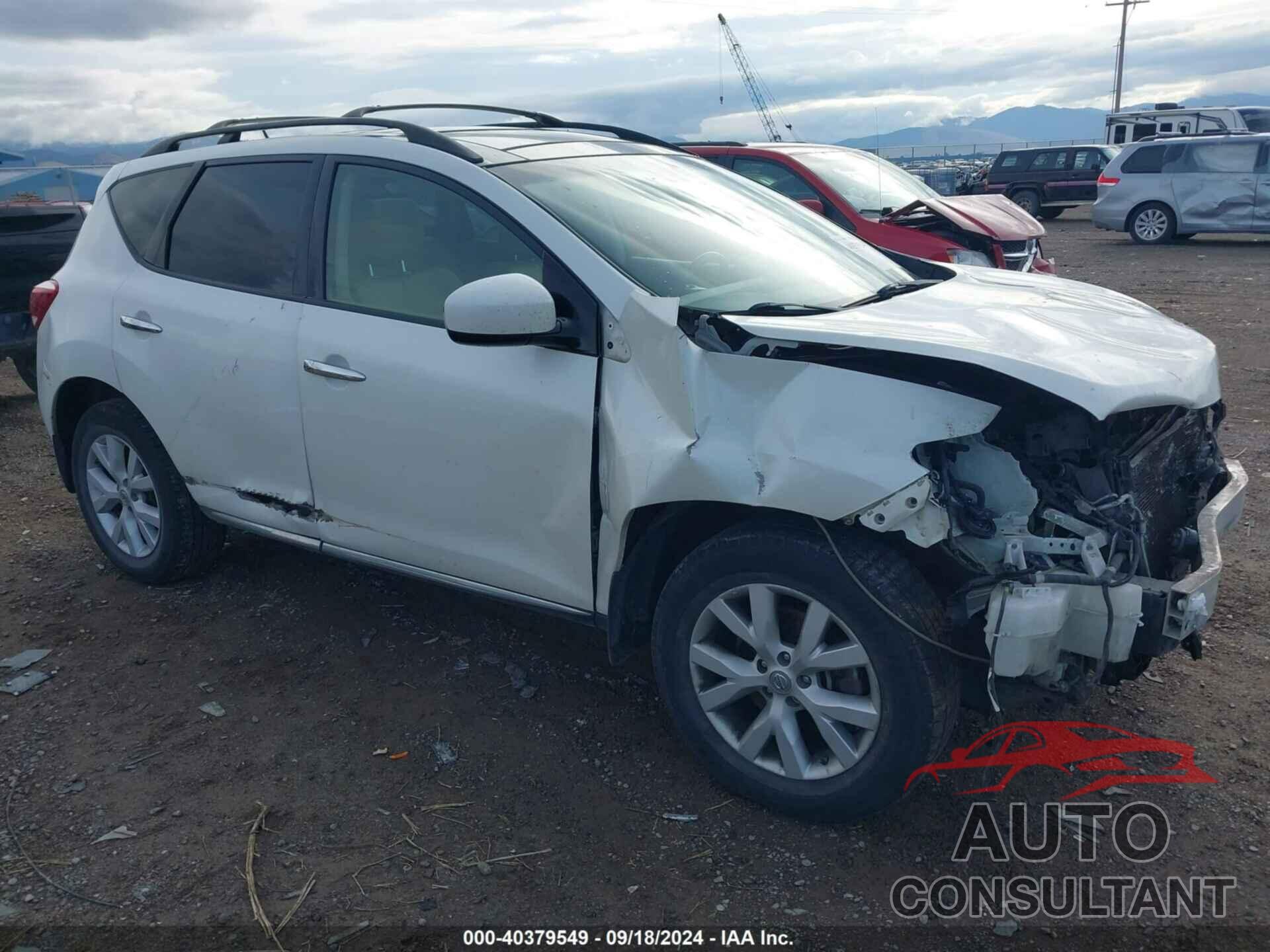 NISSAN MURANO 2012 - JN8AZ1MW4CW227051