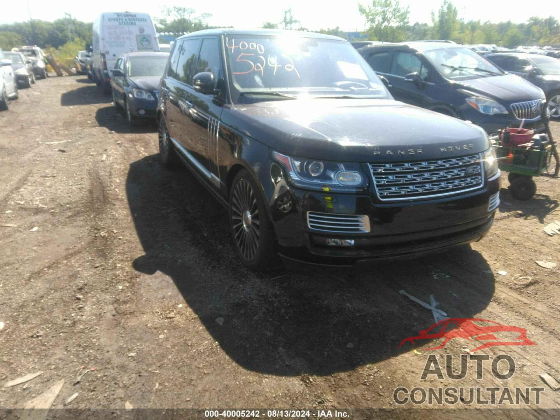 LAND ROVER RANGE ROVER 2016 - SALGW3EF4GA252195