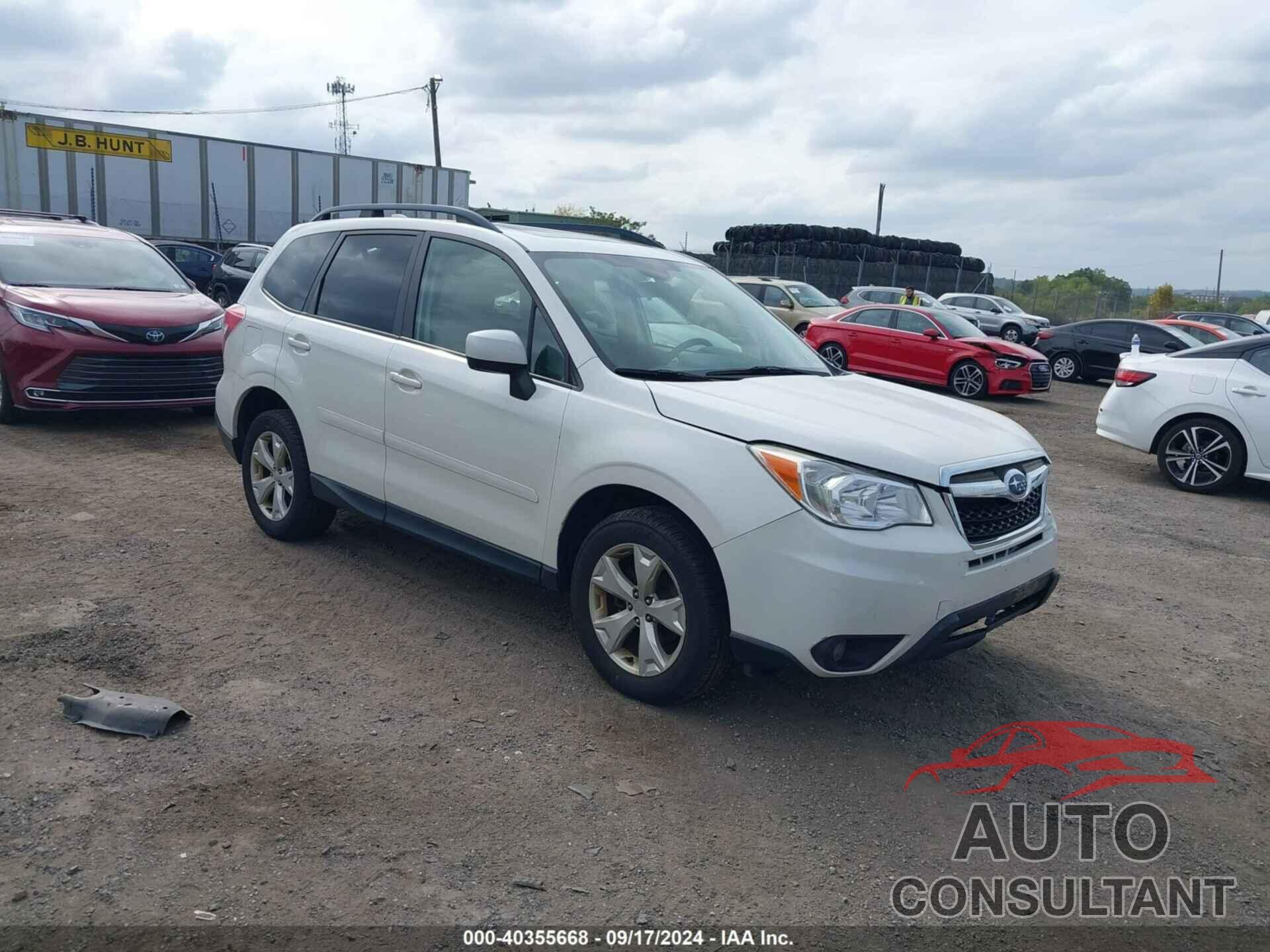 SUBARU FORESTER 2016 - JF2SJAGCXGH485952