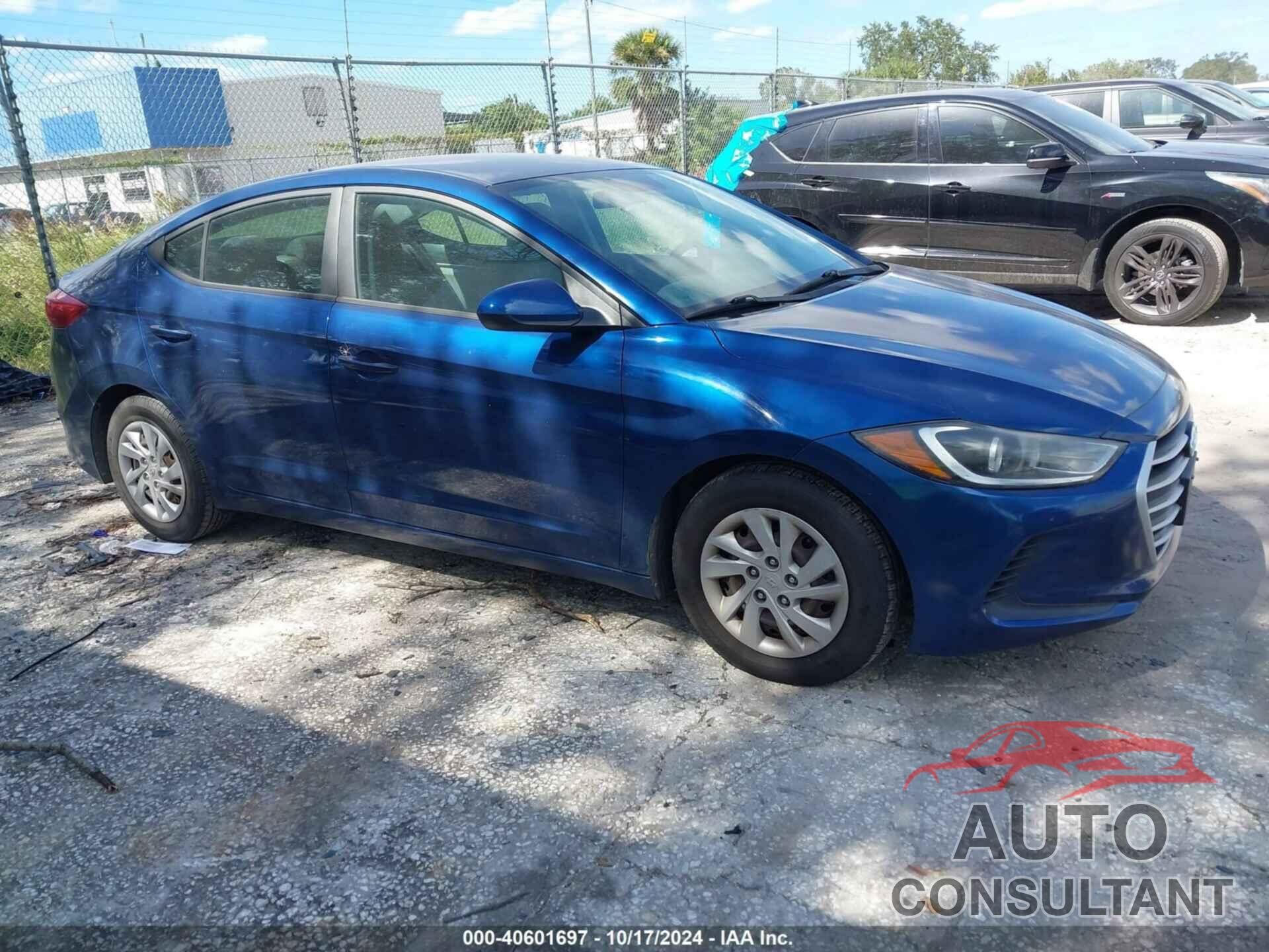 HYUNDAI ELANTRA 2017 - 5NPD74LF2HH113113