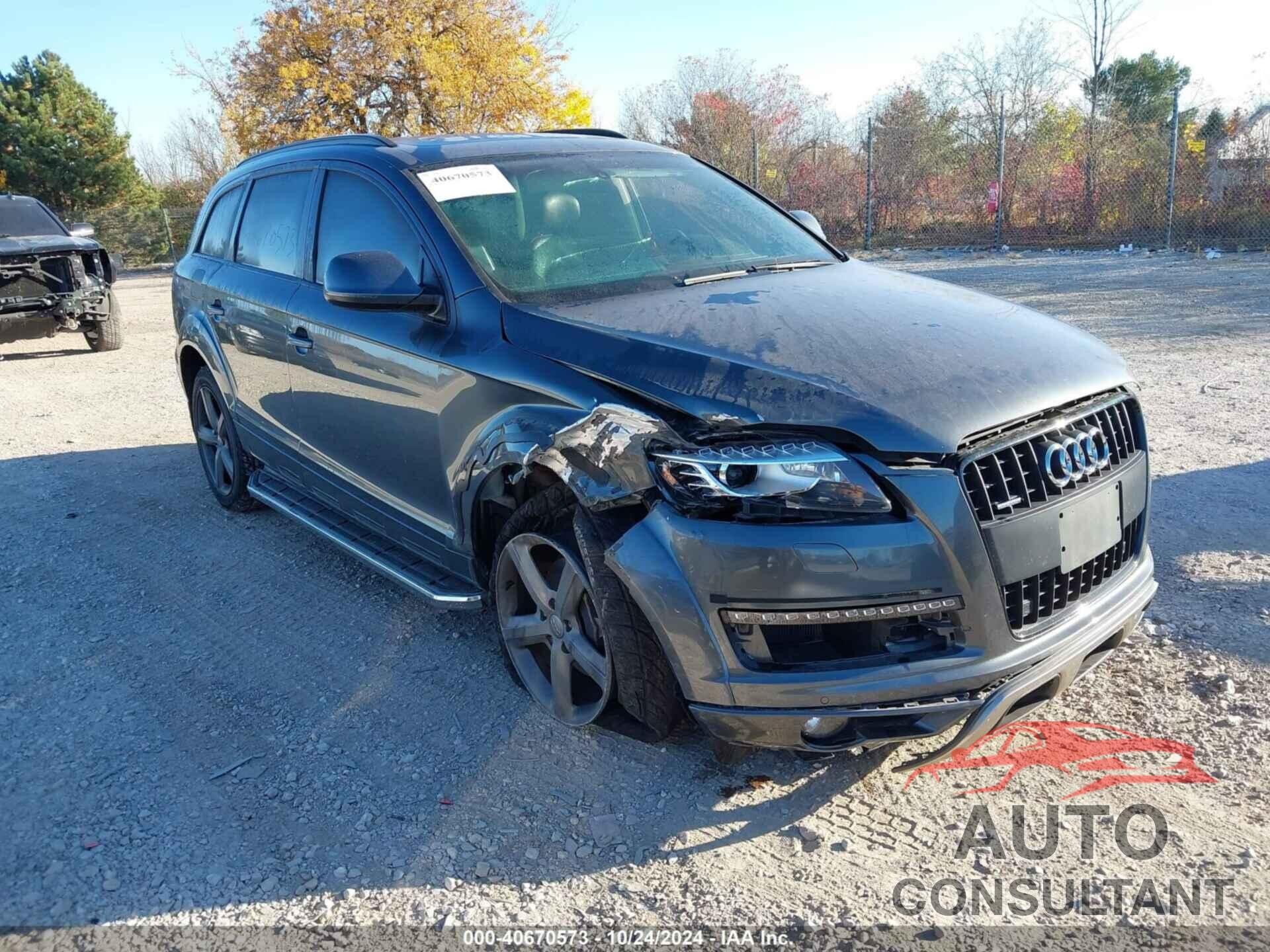 AUDI Q7 2015 - WA1LGAFE2FD009974