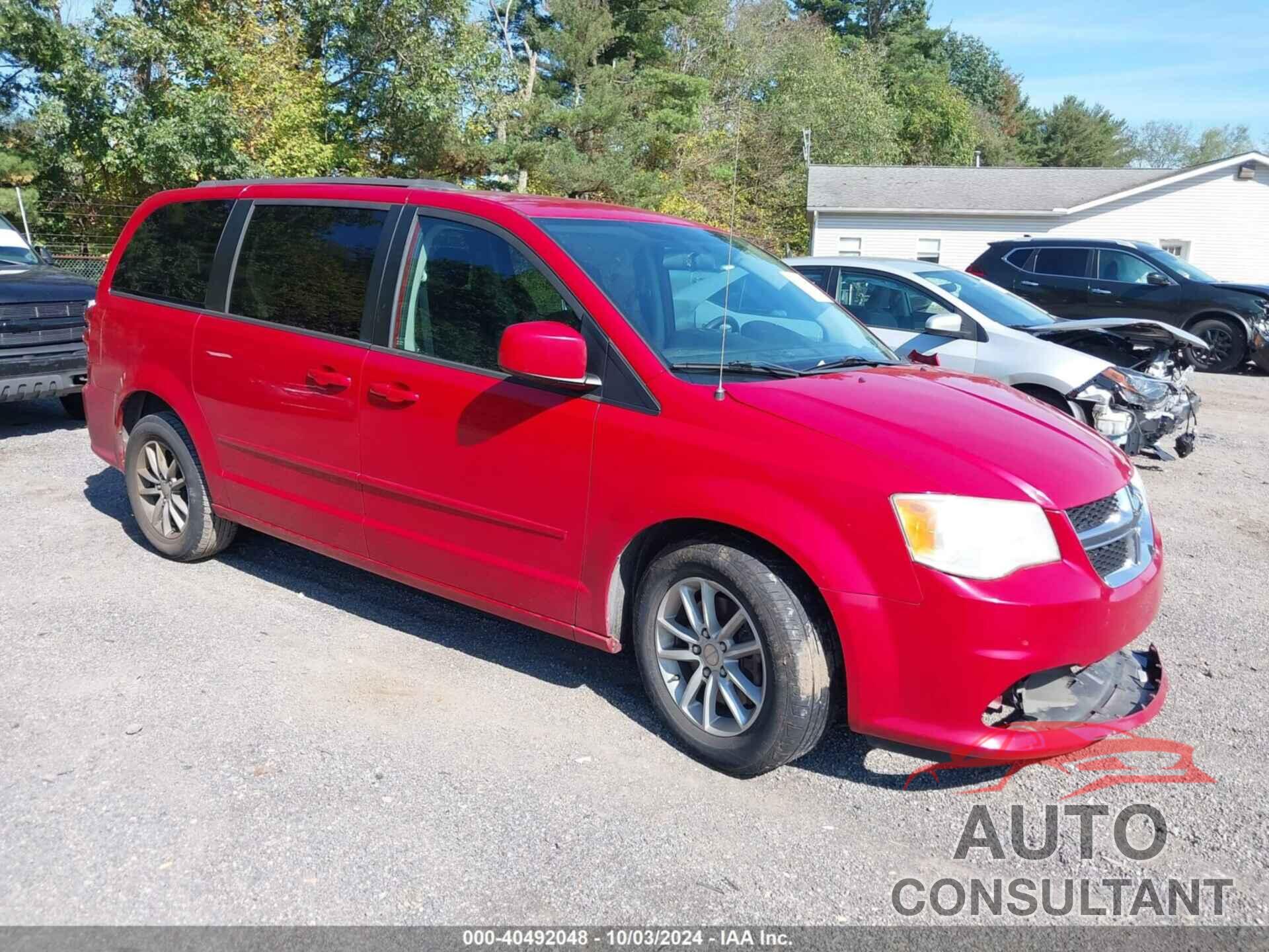 DODGE GRAND CARAVAN 2014 - 2C4RDGCG7ER120730