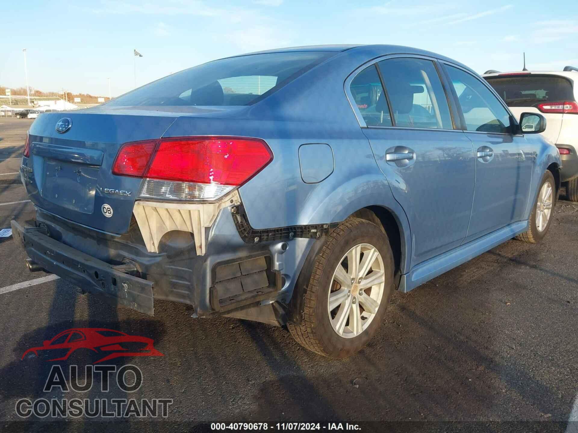 SUBARU LEGACY 2012 - 4S3BMAC62C1006237